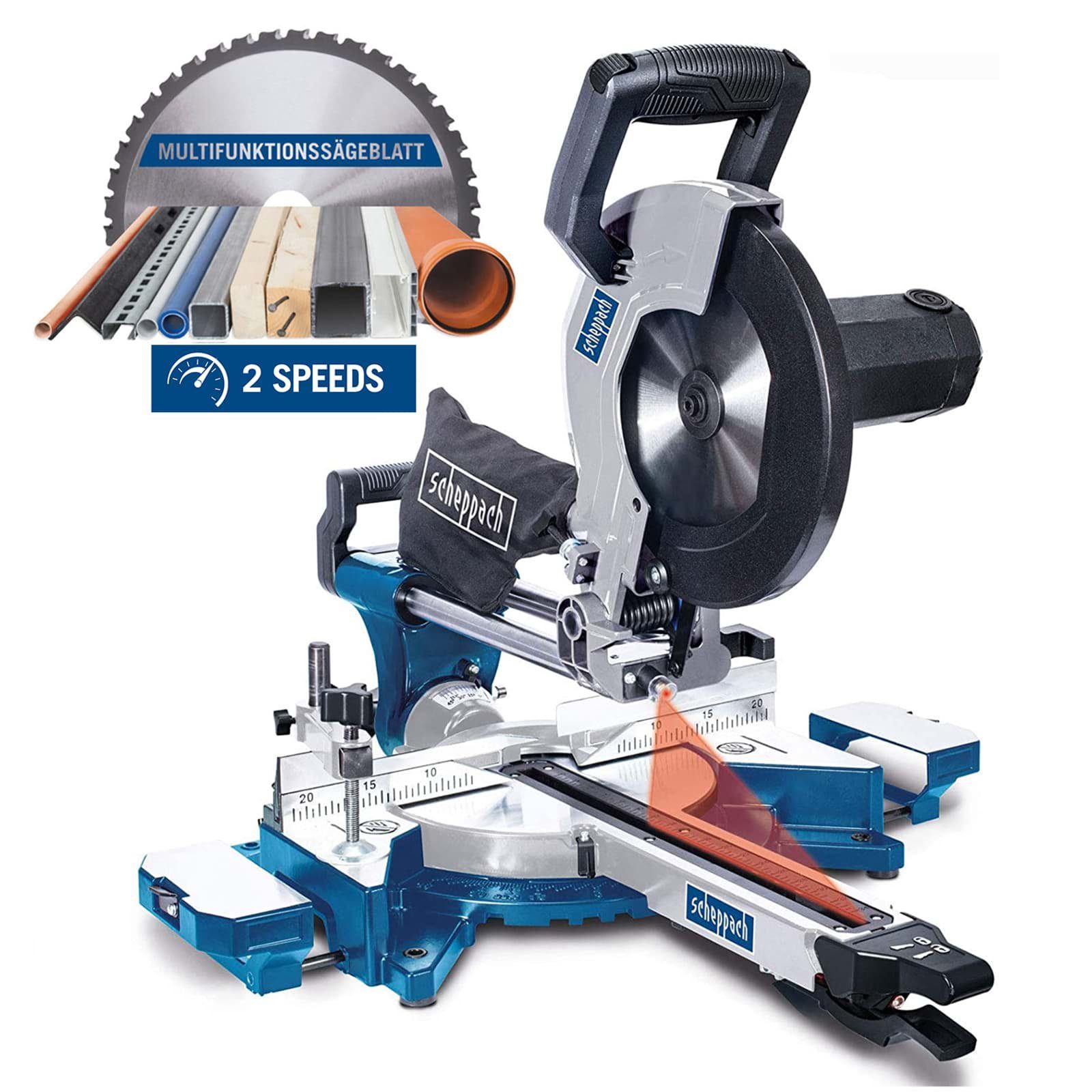 Scheppach Zug- und Kappsäge Scheppach HM110MP Zugsäge Kappsäge Gehrungssäge günstig online kaufen