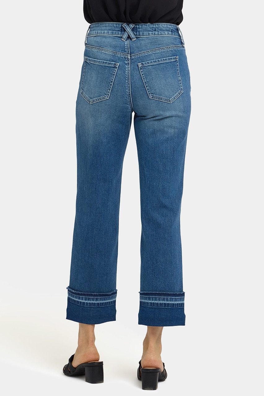 NYDJ Straight-Jeans Bailey Relaxed Straight Ankle Jeans mit High Rise