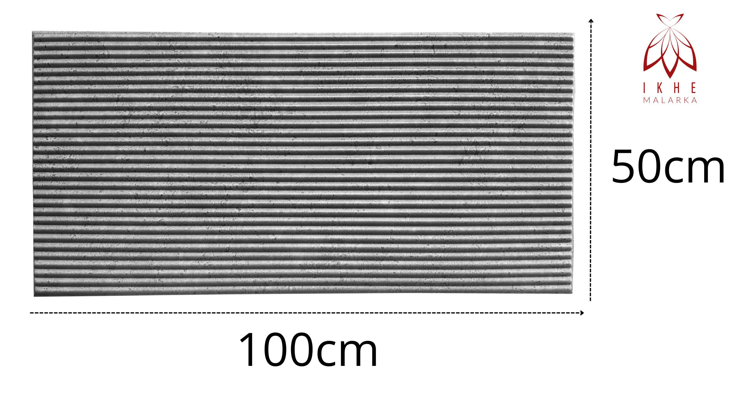IKHEMalarka 3D Wandpaneel aus Polystyrol Styropor XPS Deckenpaneelen, BxL: 50,00x100,00 cm, 4,00 qm, (4m², 8 Stück) Paneelen für Decke & Wand 100x50cm