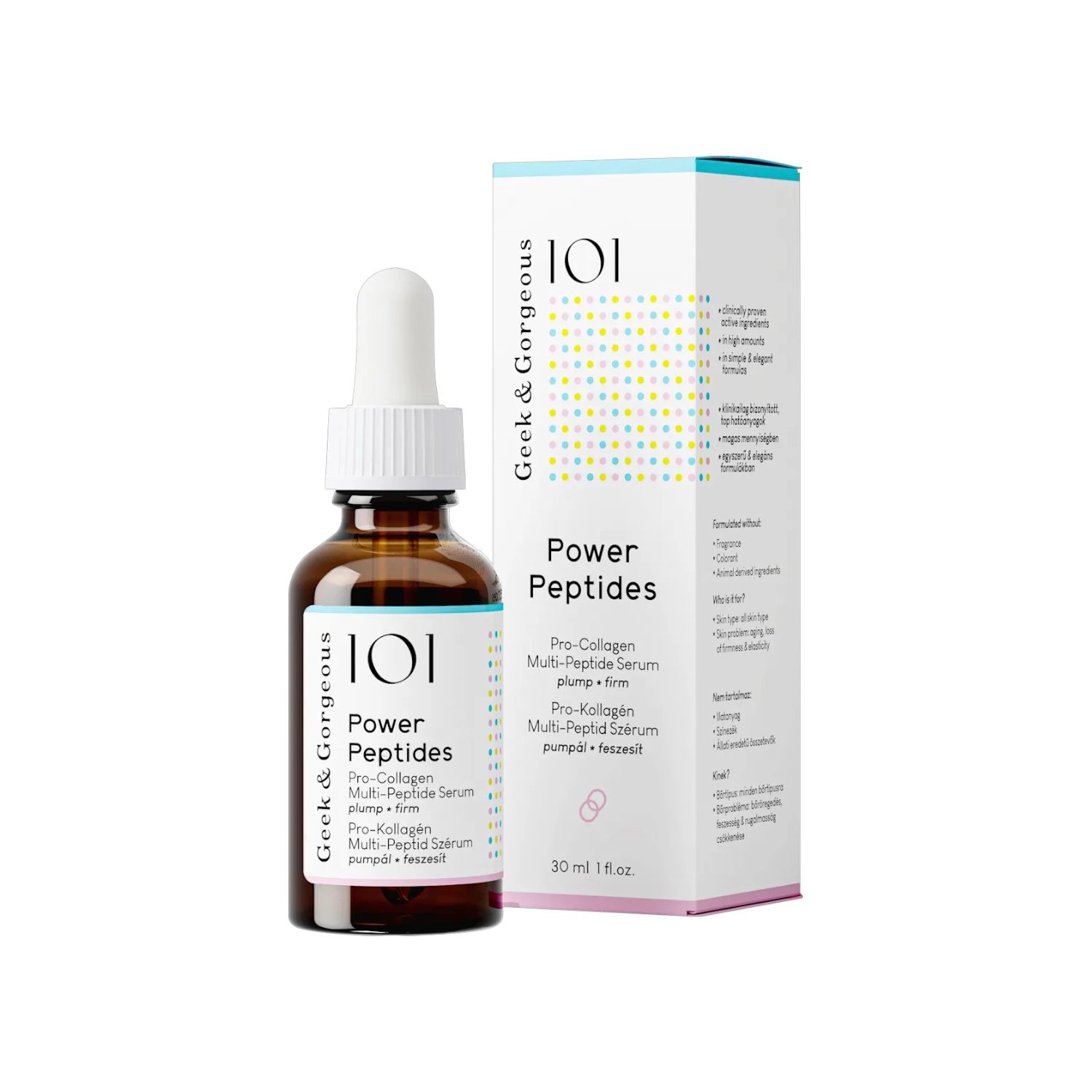 Geek & Gorgeous Gesichtsserum Serum Power Peptides, 30 ml