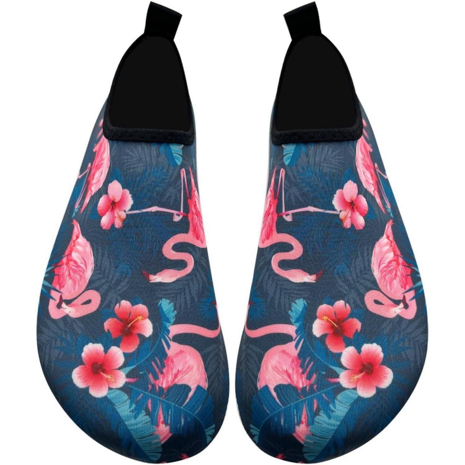 LuxusKollektion Wasserschuhe Schwimmschuhe Aquaschuhe 40 41 EU 43 Blau Flamingo Wasserschuh