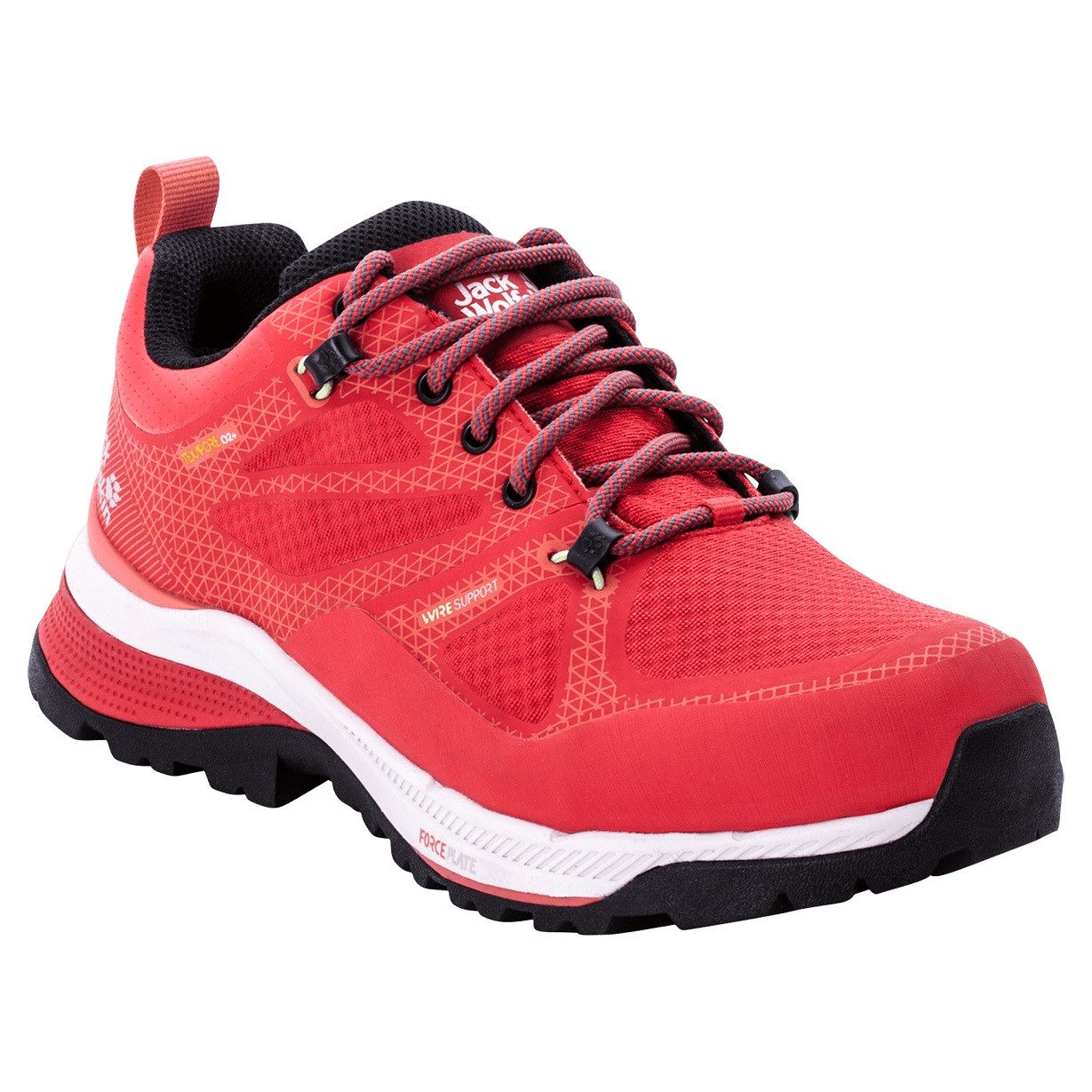Jack Wolfskin Force Striker Low Texapore wasserdicht pink Damen Wanderschuh günstig online kaufen
