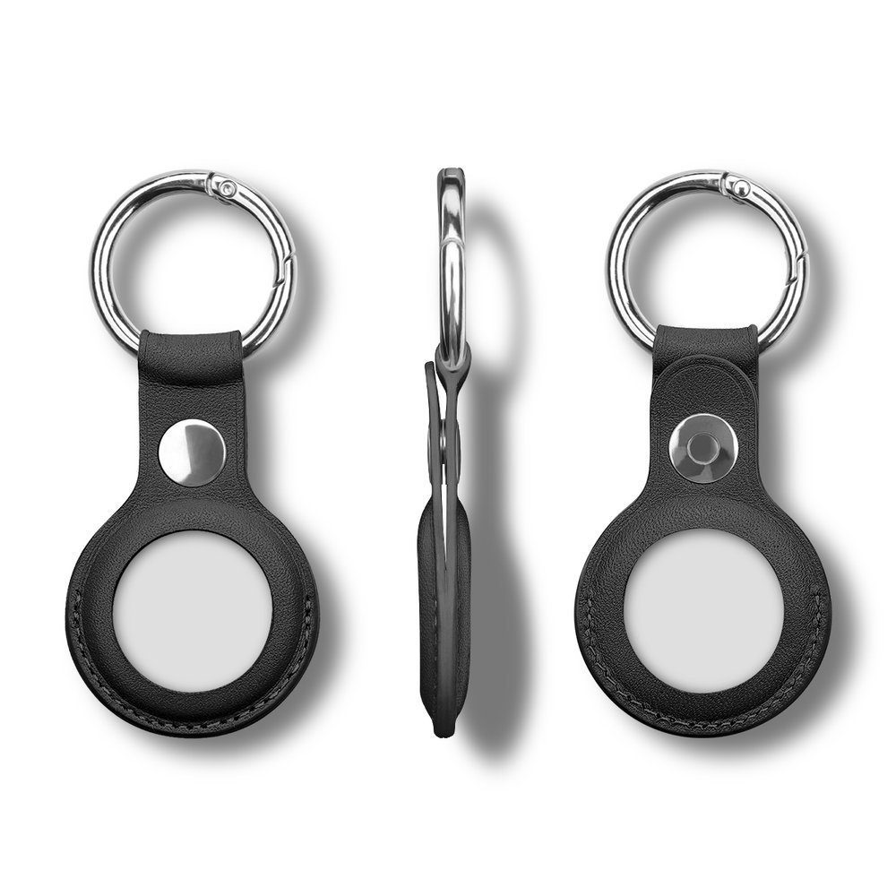 AirTag Apple Case Schlüsselanhänger für Hülle cofi1453 Schlüsselanhänger schwarz AirTag Cover Schutz