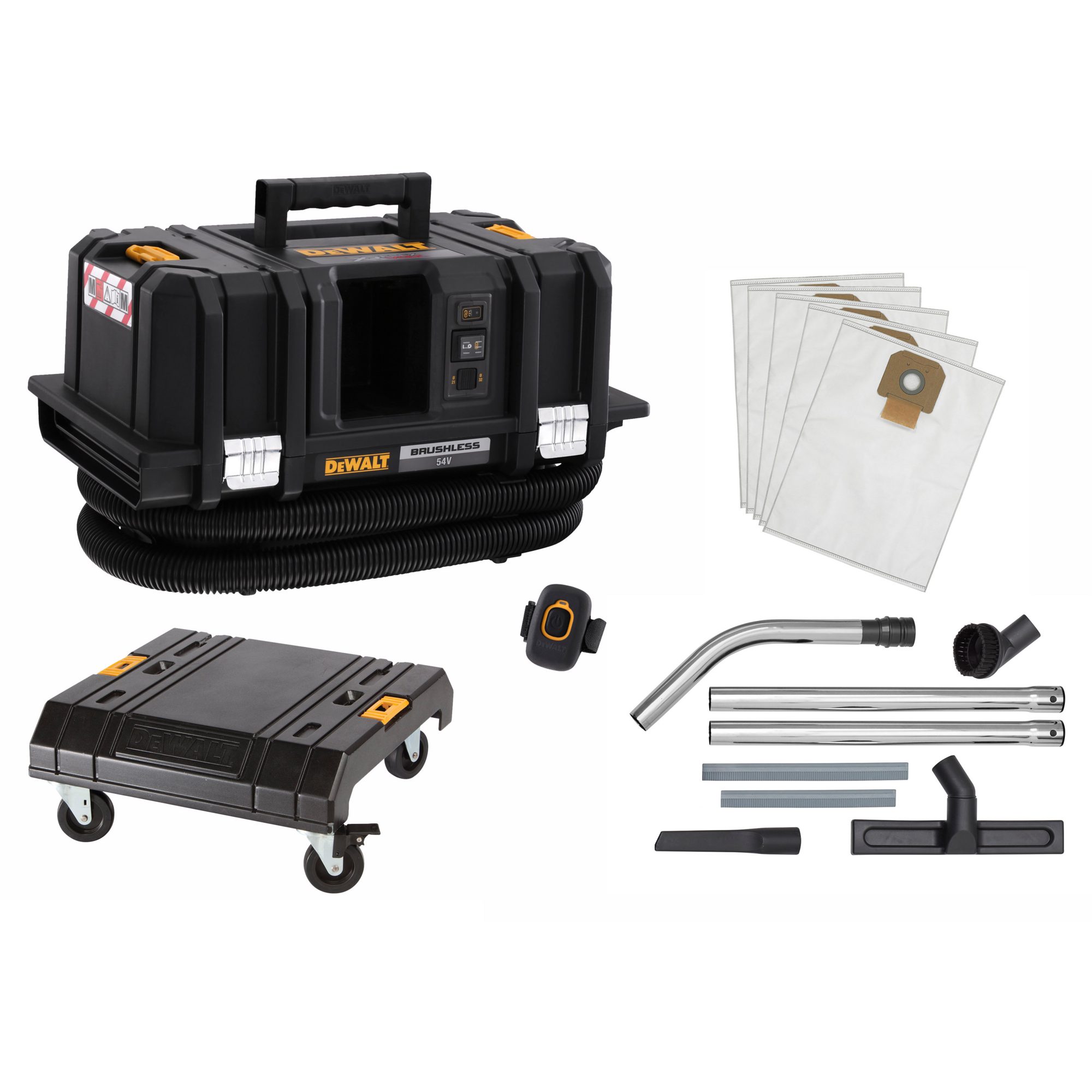 DeWalt Bodenstaubsauger DEWALT DCV586MK, Nass-/Trockensauger, (ohne Akku und Ladegerät), Mit Filterbeutel