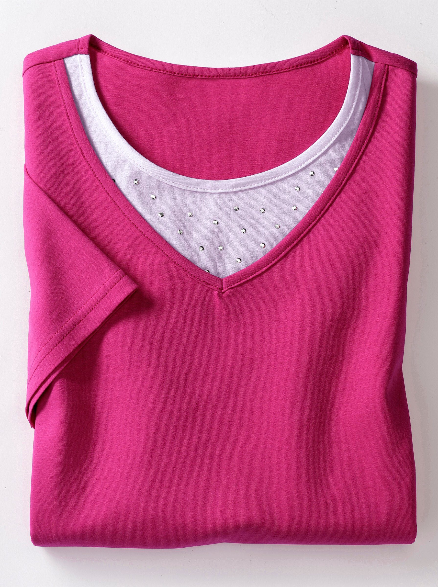 Sieh an! T-Shirt fuchsia