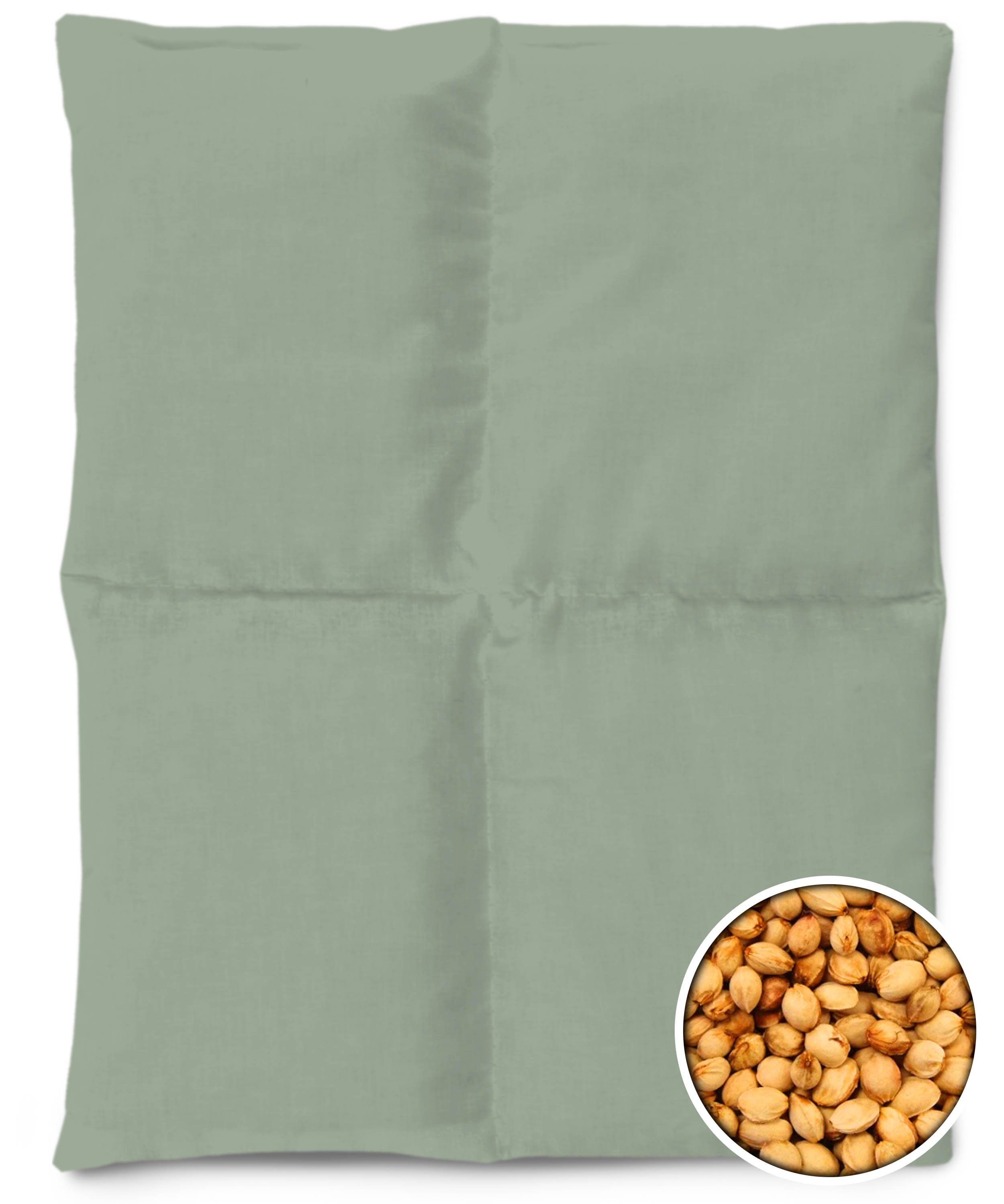 Amilian Kirschkernkissen für Mikrowelle 30x23 cm - Wärmekissen - Kältekissen, Füllung: 100% Kirschkerne, Wärmekompresse - Kirschkernkissen Nacken Schulter, Körnerkissen für Wärme- und Kälteanwendungen