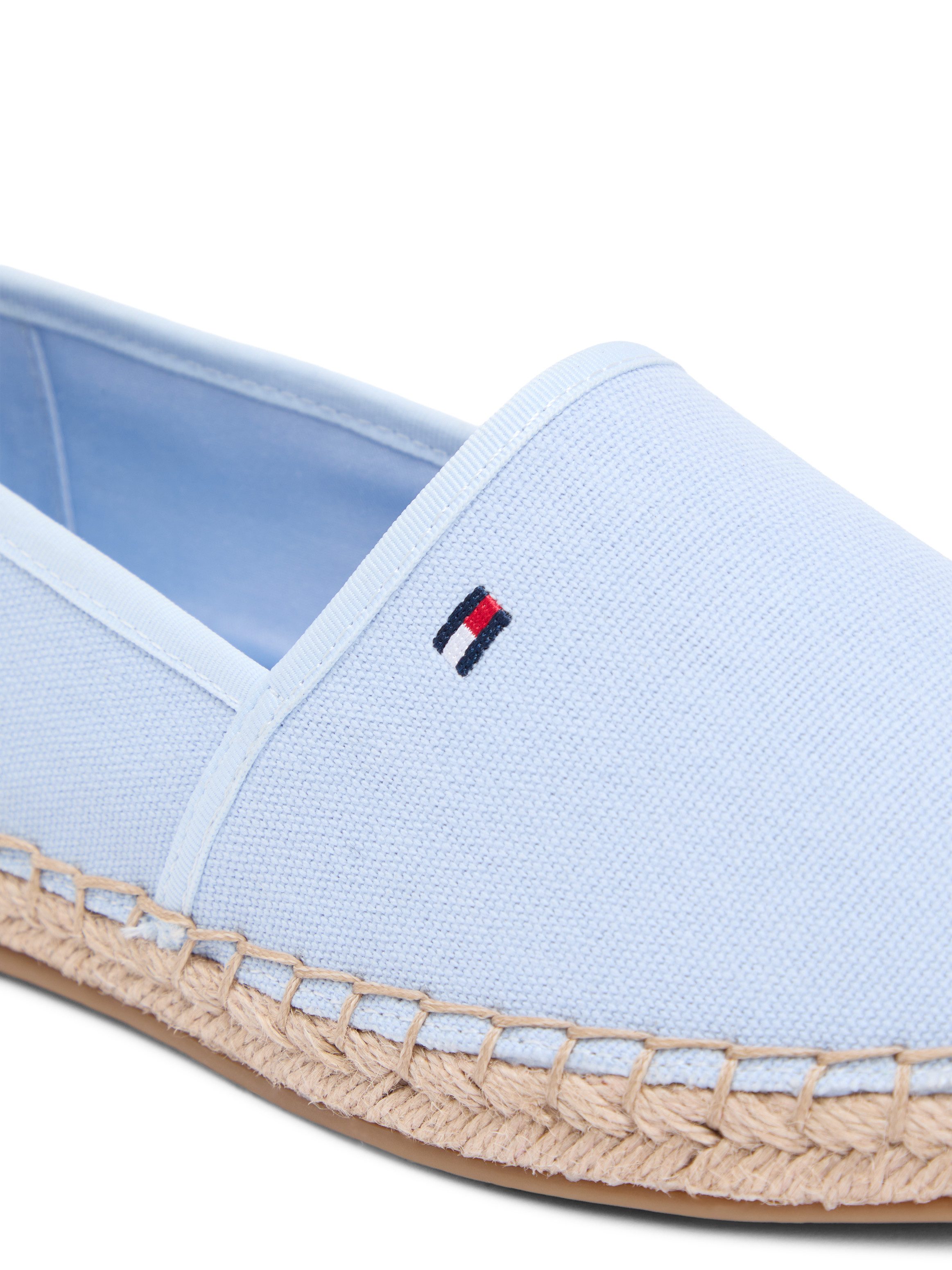 Tommy Hilfiger FLAG CANVAS ESPADRILLE Espadrille,Slipper, Flats, Bequemschuh, Jutebezug und Ziernähten, schmale Form