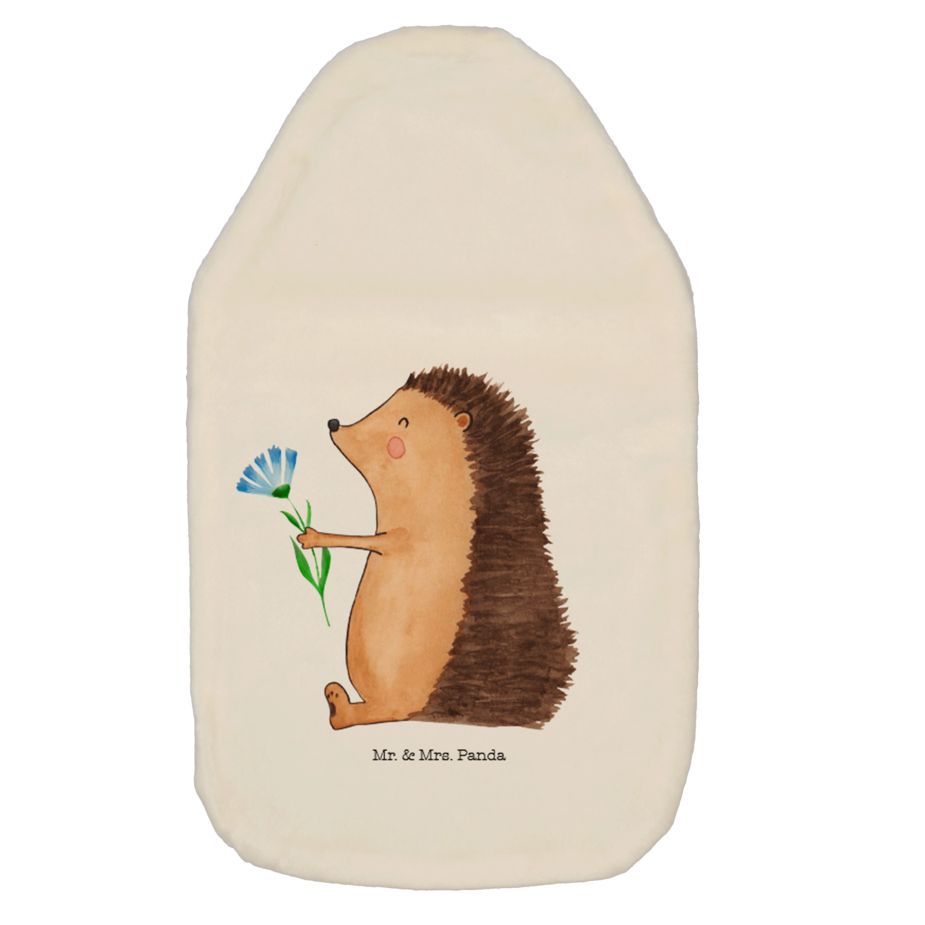 Mr. & Mrs. Panda Wärmflasche »Igel mit Blume Weiß Geschenk, Tiere