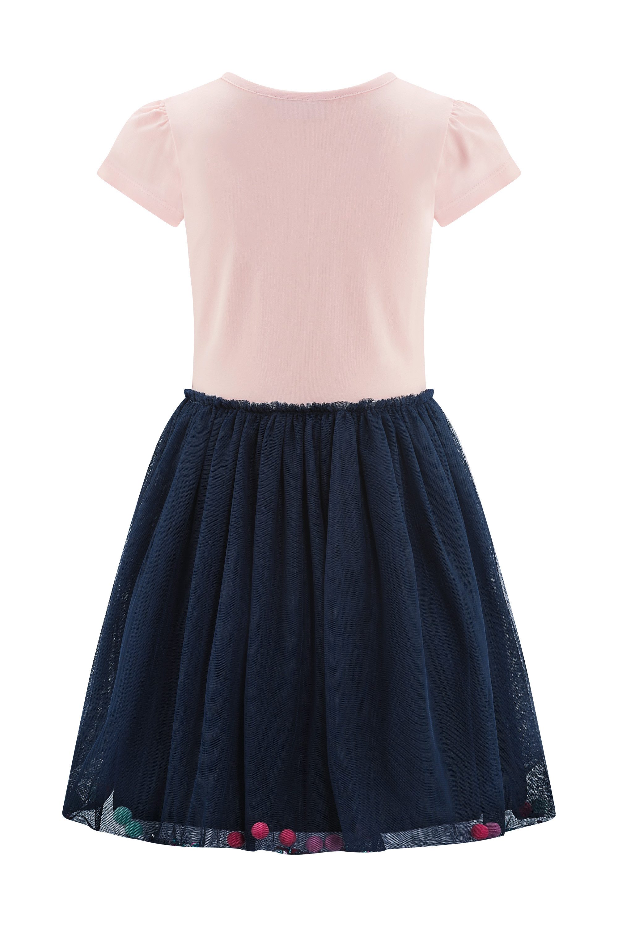 happy girls Jerseykleid mit angesetztem Tüllrock mit wunderschönem Saumdetail