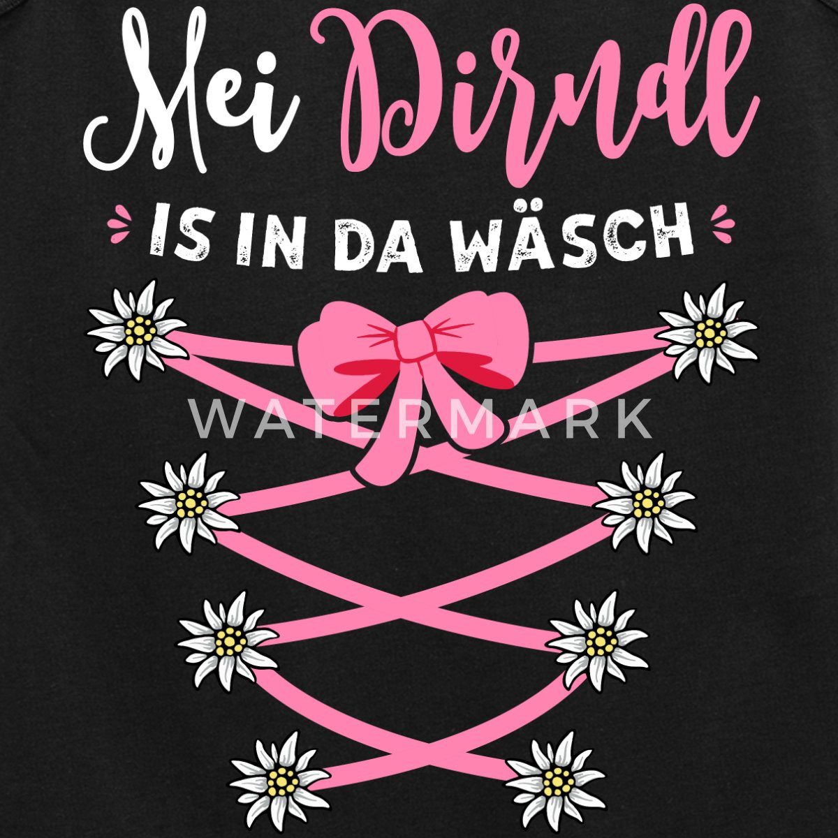 Spreadshirt T-Shirt Dirndl Spruch Mit Blumen Und Bindeoptik Frauen Premium günstig online kaufen