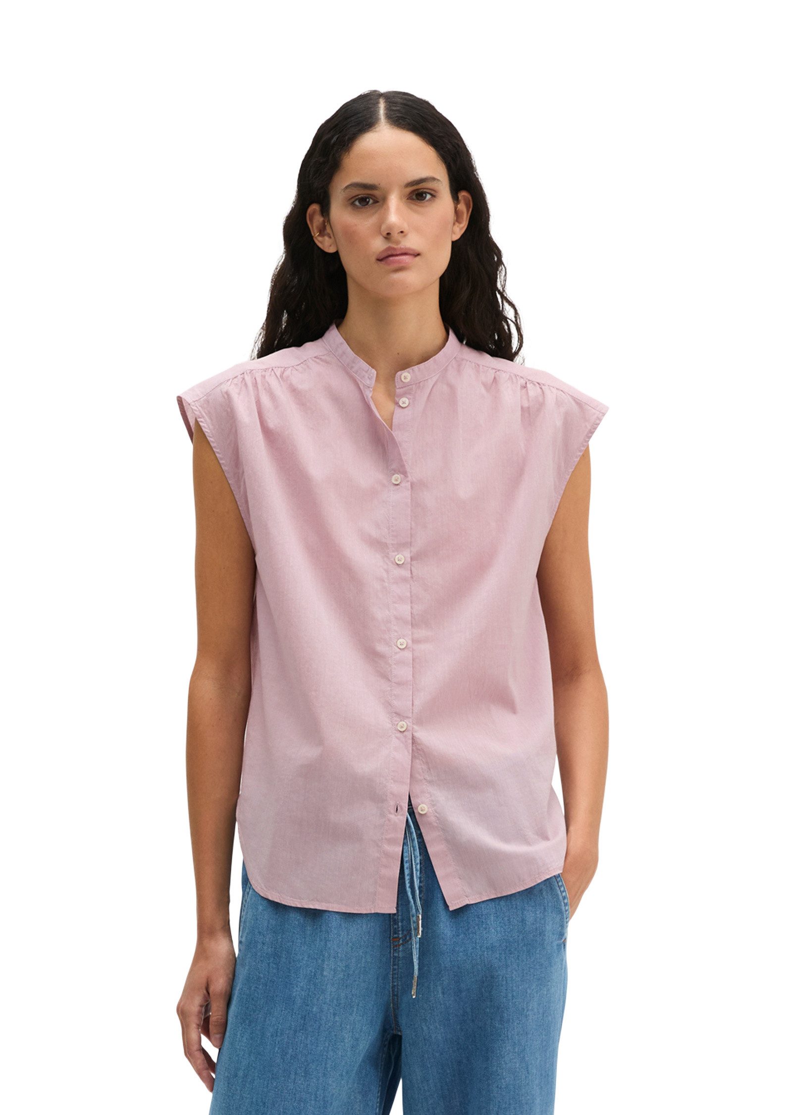 Marc O'Polo Blusentop aus Baumwoll-Chambray