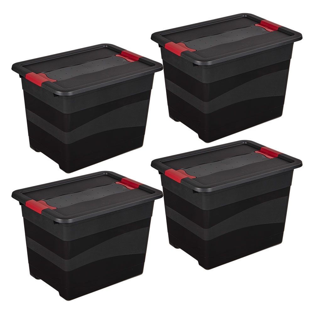 keeeper Transportbehälter eckhart, (Set, 4-St), Transportbehälter extra stabil