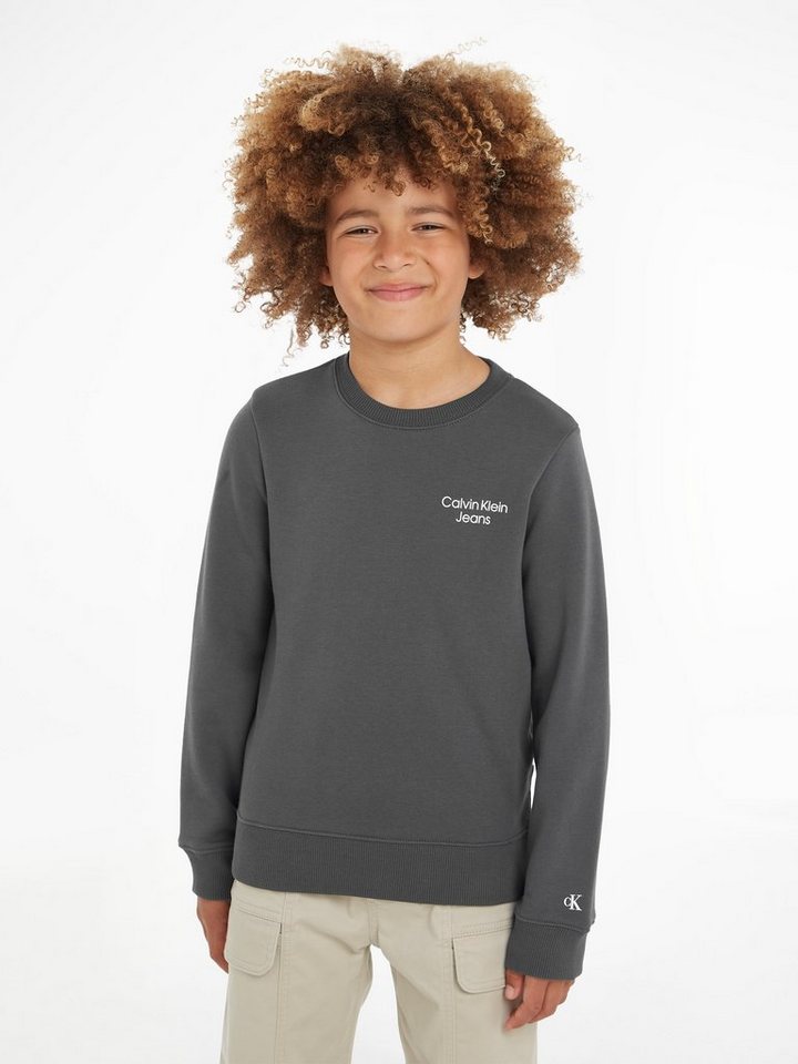 Calvin Klein Jeans Sweatshirt CKJ STACK LOGO SWEATSHIRT für Kinder bis 16  Jahre