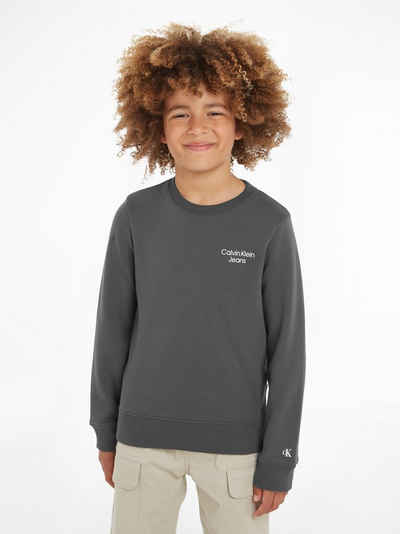 Calvin Klein Jeans Sweatshirt CKJ STACK LOGO SWEATSHIRT für Kinder bis 16 Jahre