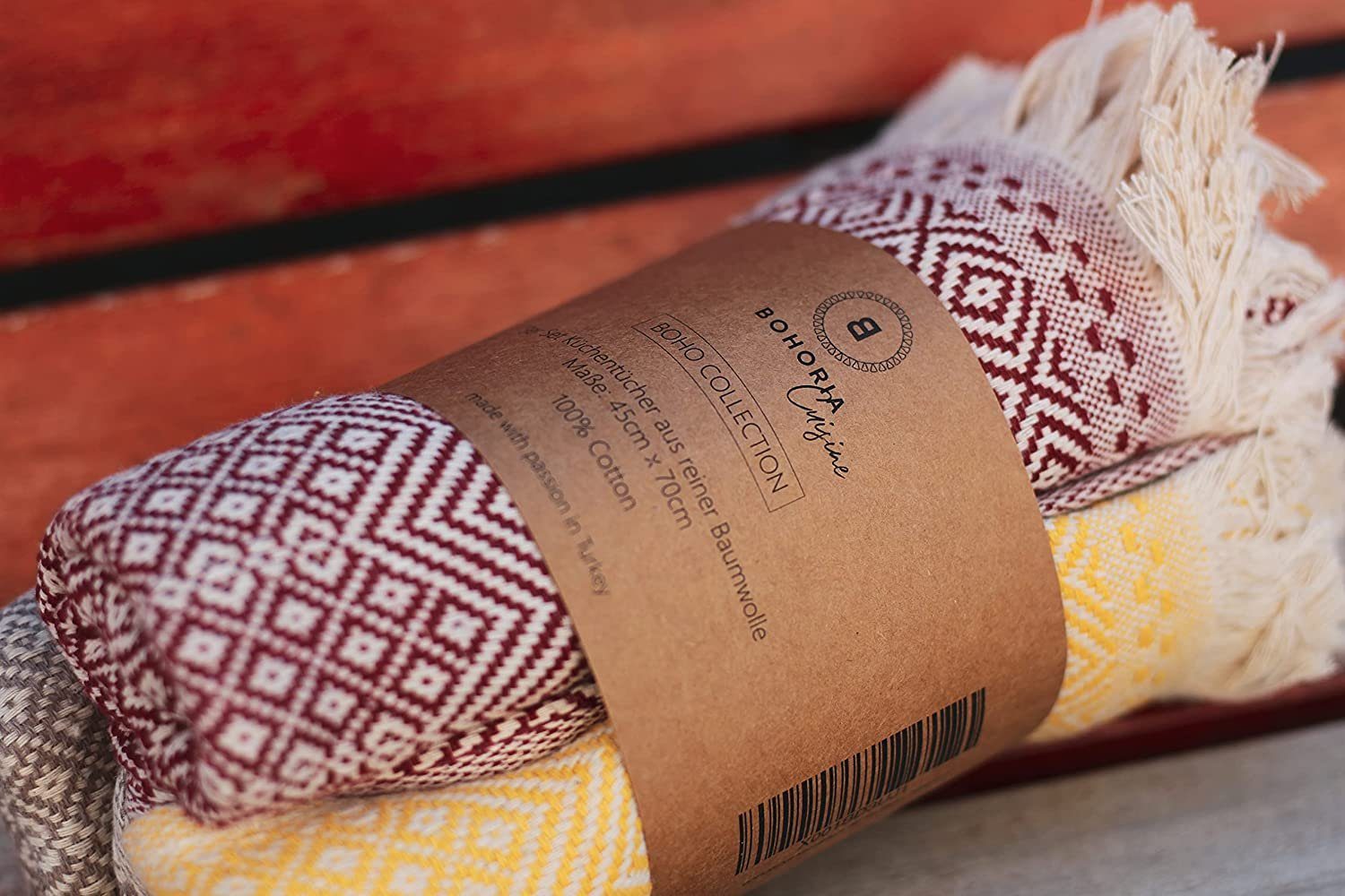 BOHORIA Geschirrtuch Premium 3er Set Collection - 100% Baumwolle, 3er Set günstig online kaufen