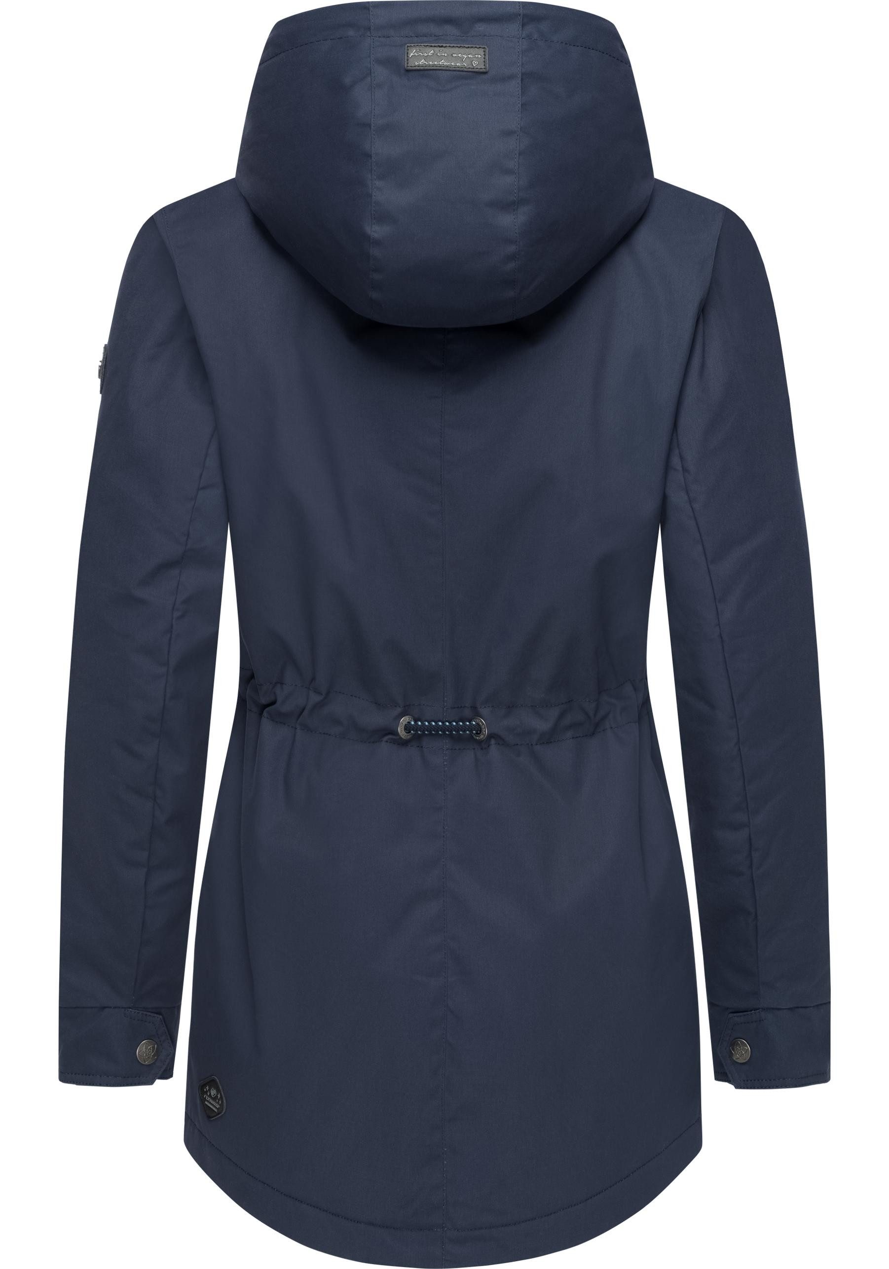 Ragwear Winterjacke Monadis Black Label stylischer Winterparka für die kalte Jahreszeit