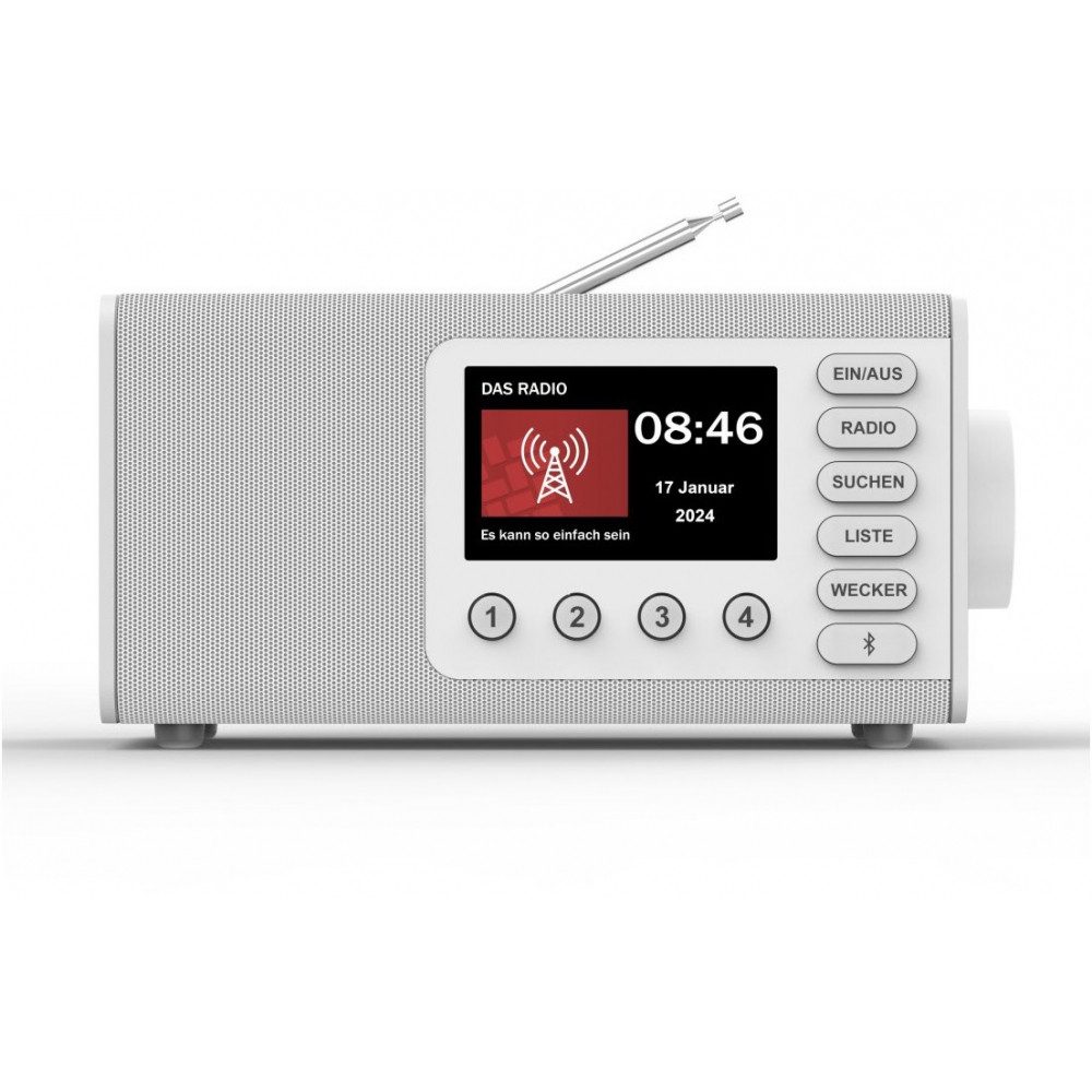 Hama DR1001BT Heimradio weiß - DAB+ Digitalradio Digitalradio (DAB)