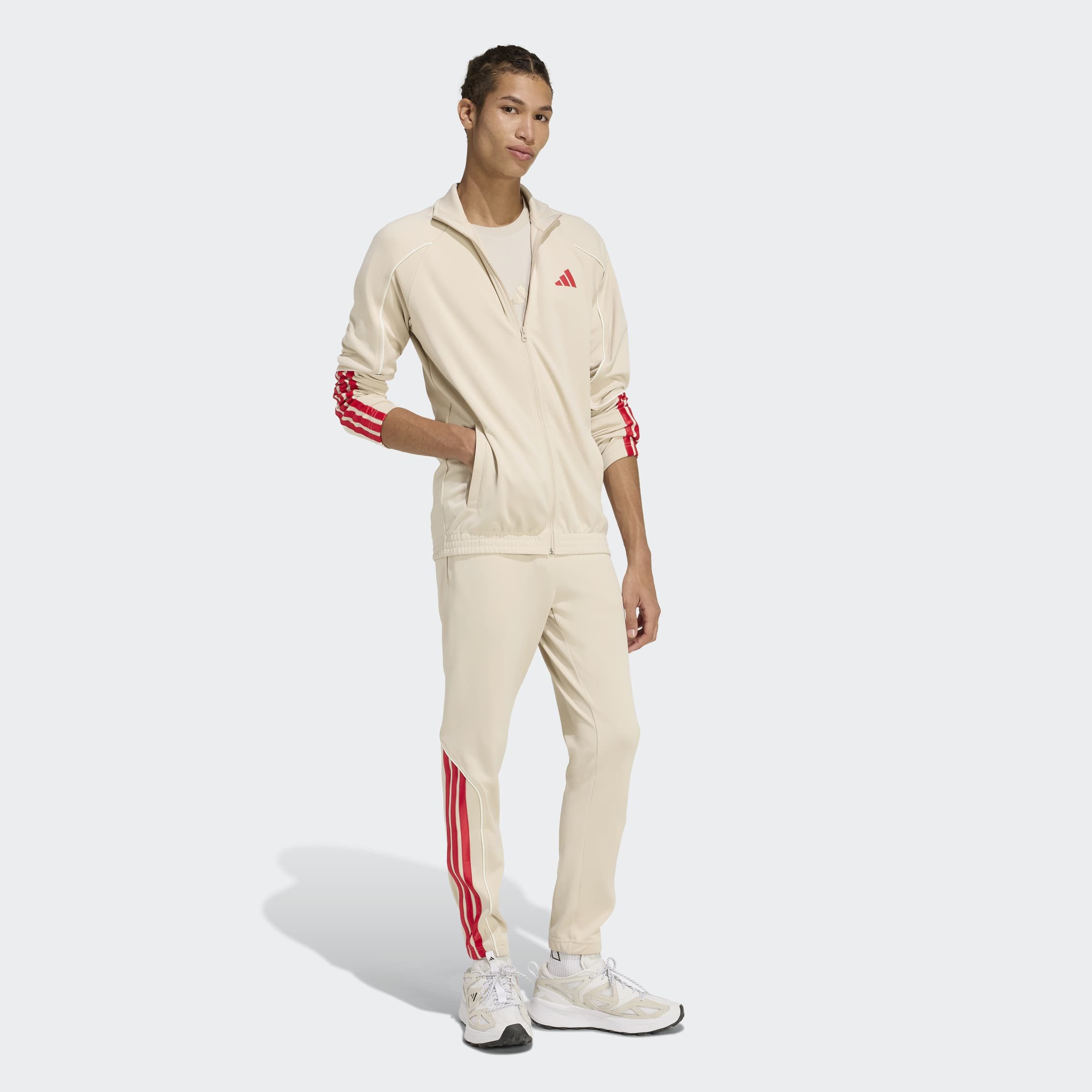 adidas Sportswear Trainingsanzug STADIUM 3-STREIFEN (2-tlg), zweiteiliges S günstig online kaufen