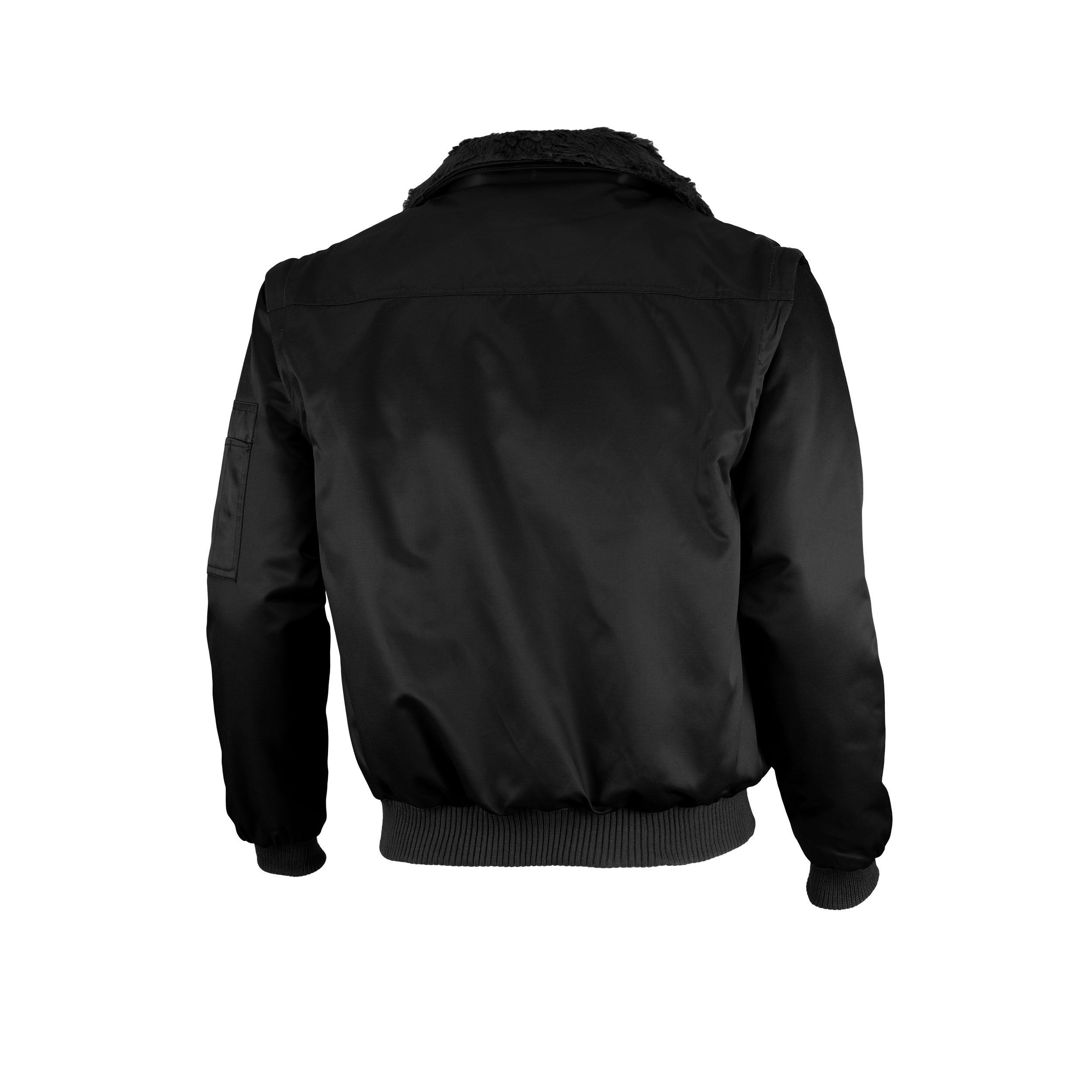 Qualitex Workwear Pilotenjacke Pilotenjacke einfarbig schwarz, günstig online kaufen