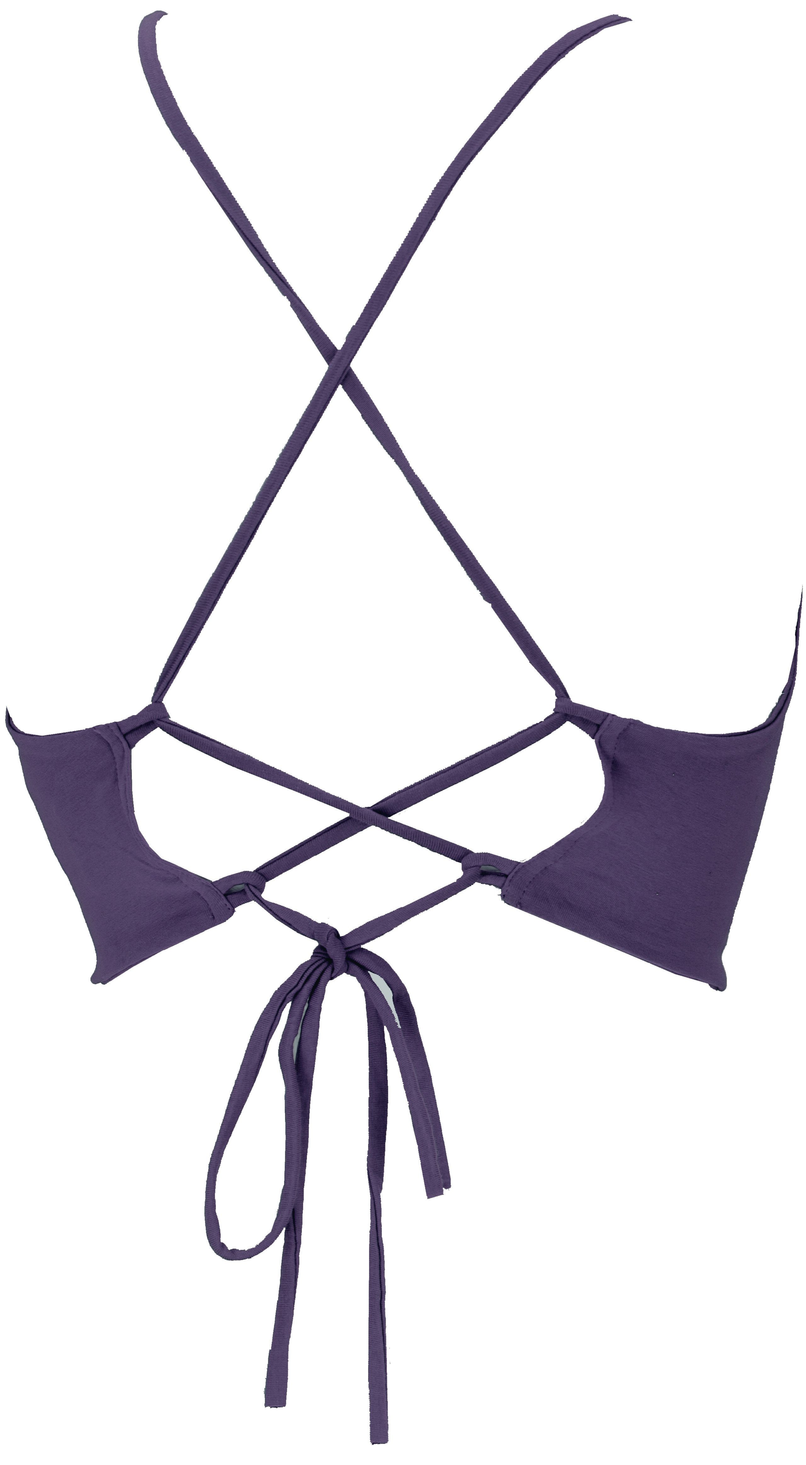 Guru-Shop T-Shirt Bikini Top aus Bio-Baumwolle, günstig online kaufen
