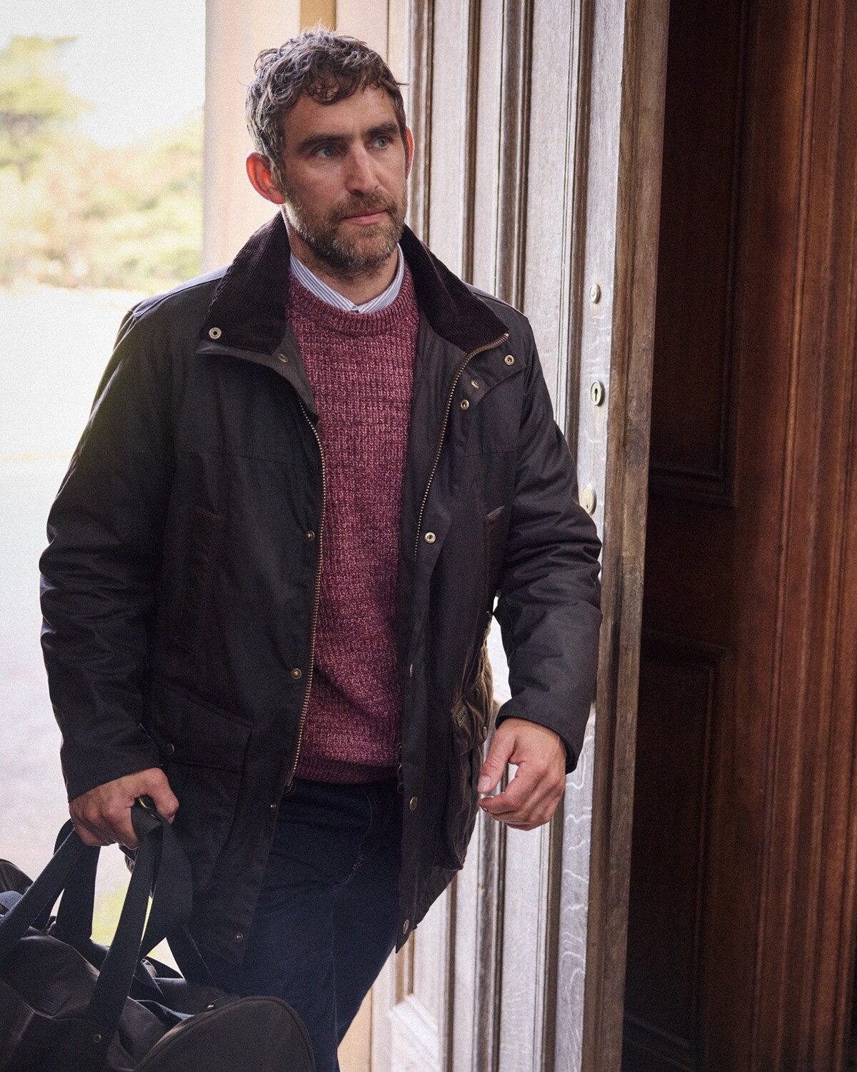 Barbour Allwetterjacke Wachsjacke Sandale Wax Jacket