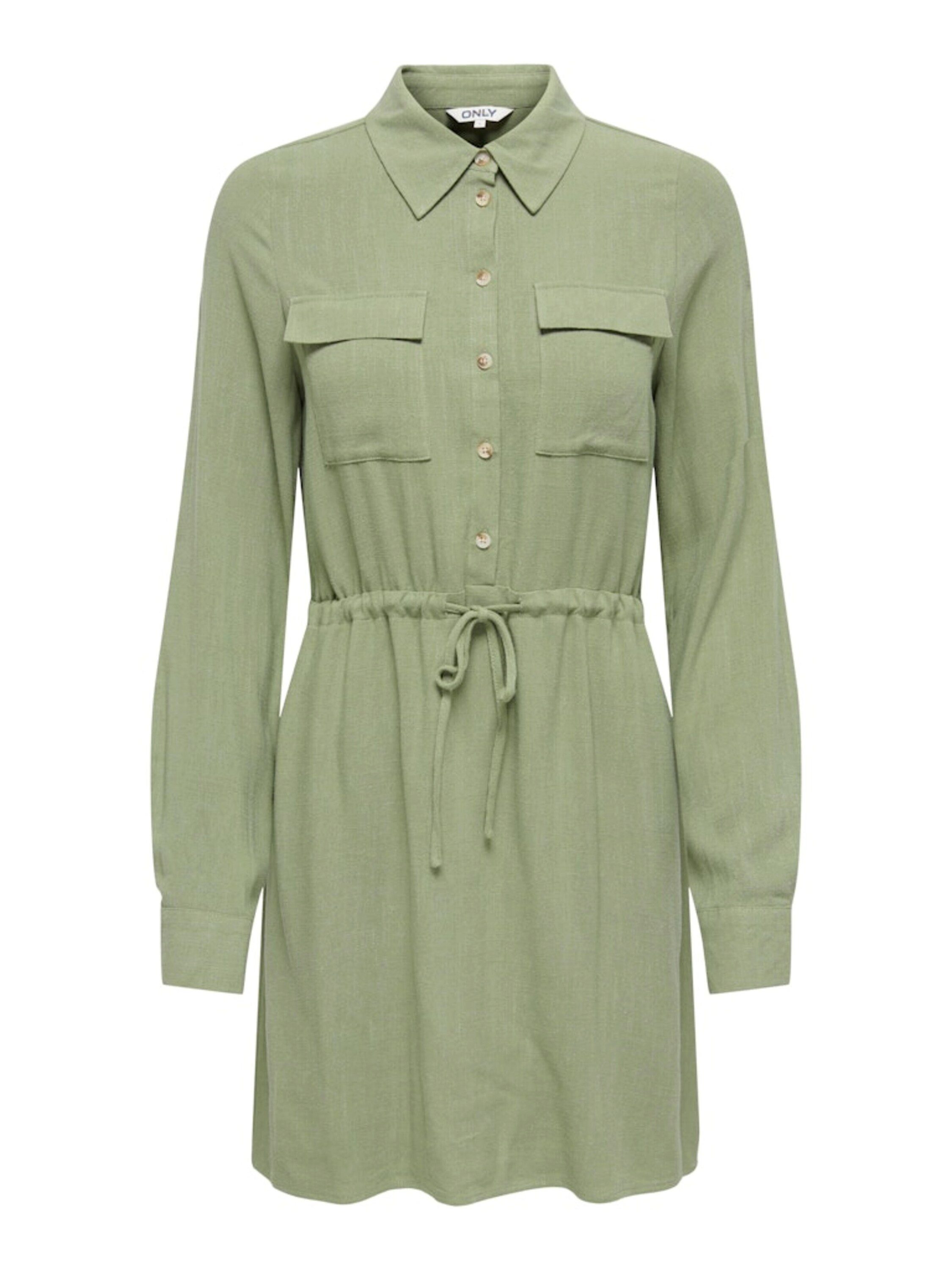 Blusenkleid ONLSIESTA L/S LINEN BL SHIRT DRESS PNT