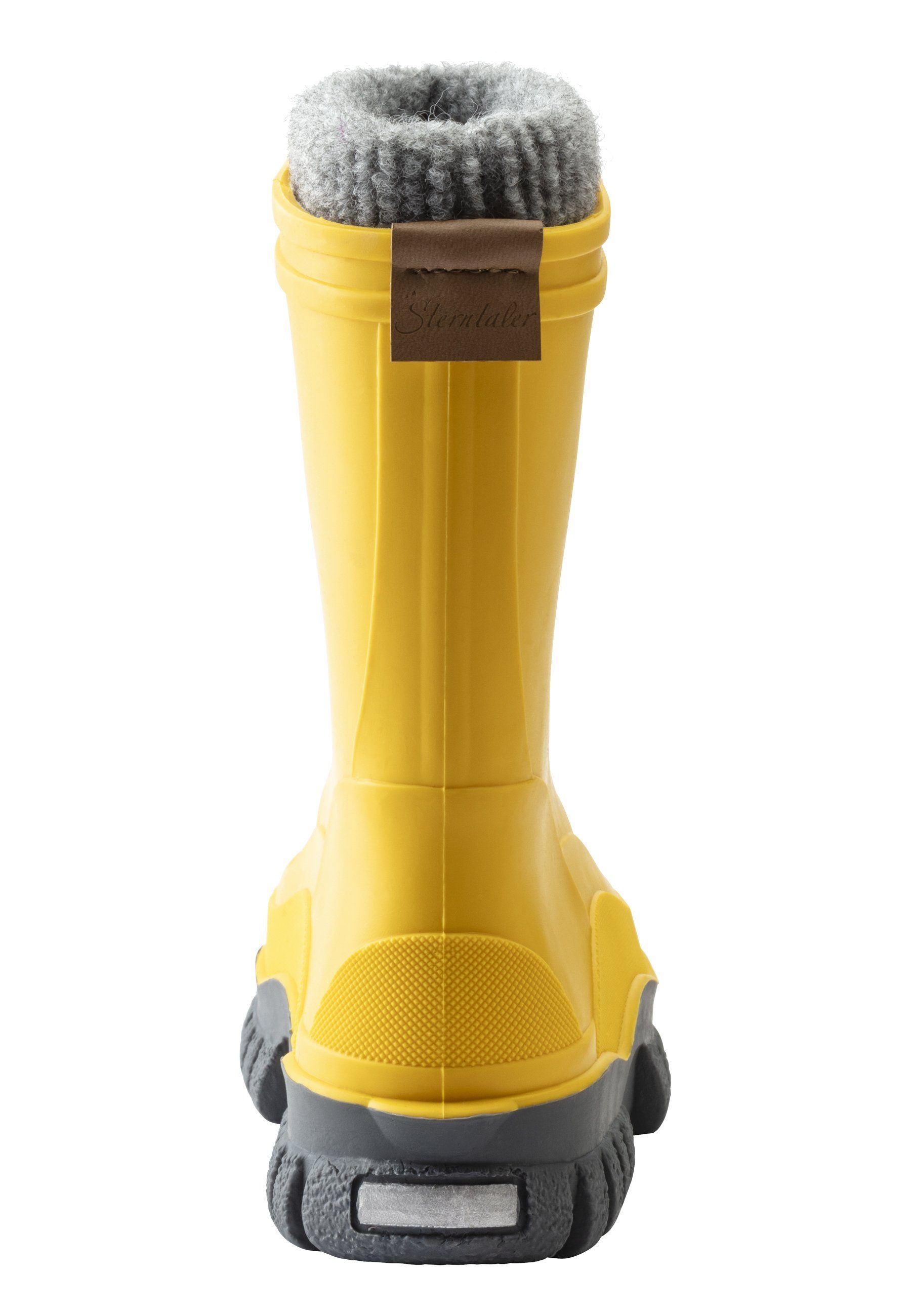 Sterntaler® Gummistiefel mit Innenschuh uni Gummistiefel (1-tlg)