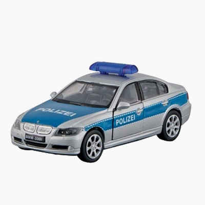 goki Spielzeug-Polizei Polizei BMW, (1-tlg), mit Rückzugmotor hervorragend zu greifen