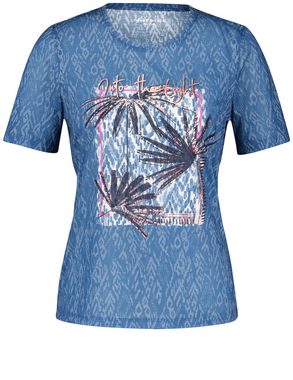 GERRY WEBER Kurzarmshirt Gemustertes T-Shirt mit Frontprint