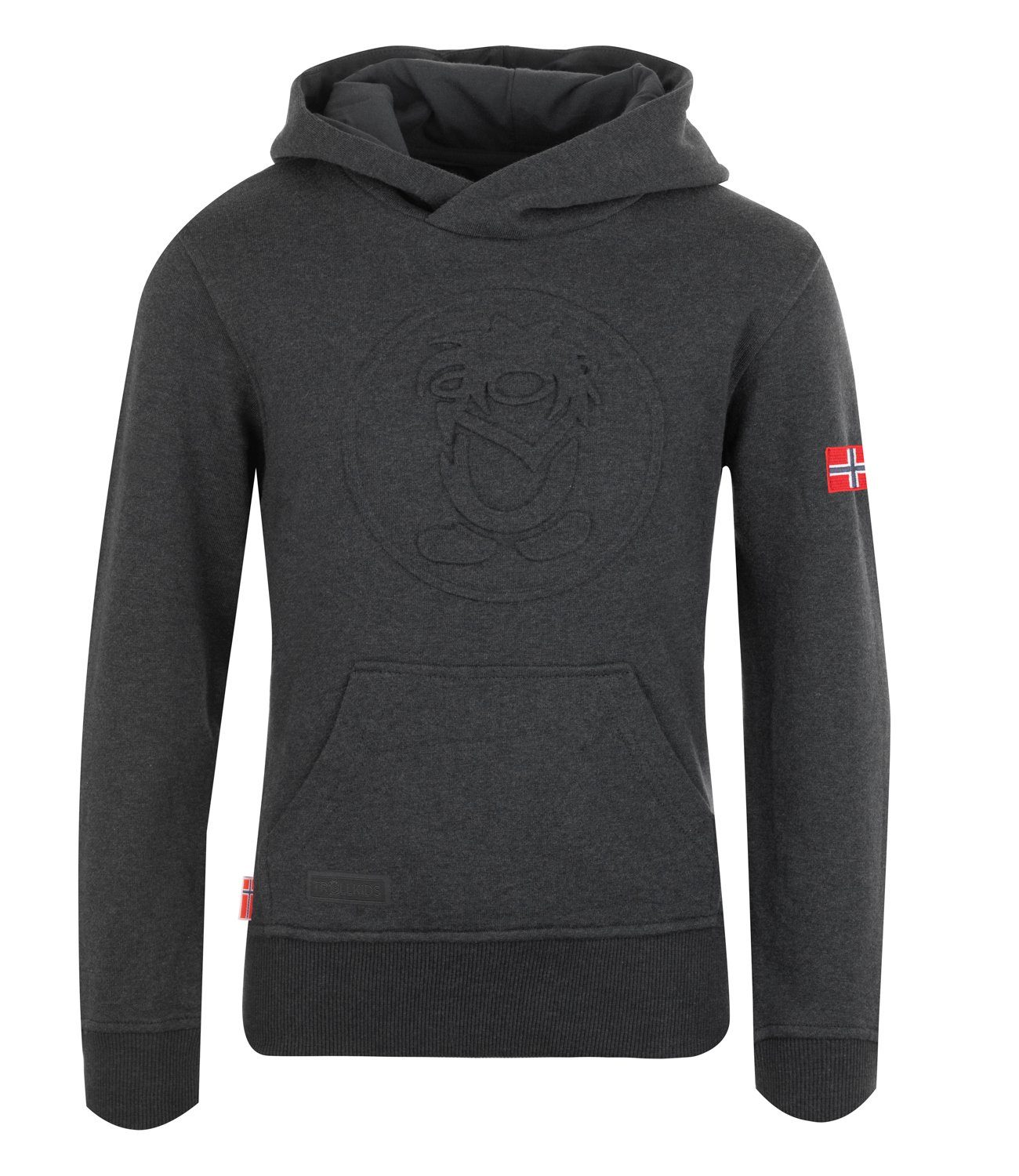 TROLLKIDS Hoodie Kristiansand Grau