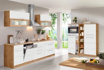 Kochstation Seitenschrank KS-Wien Breite 60 cm, Höhe 165 cm, Türanschlag wechselbar