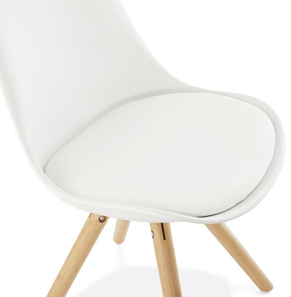 (white) Weiss x x Stuhl Plastic 56 KADIMA DESIGN Polym Weiß 48 83 Esszimmerstuhl TYR