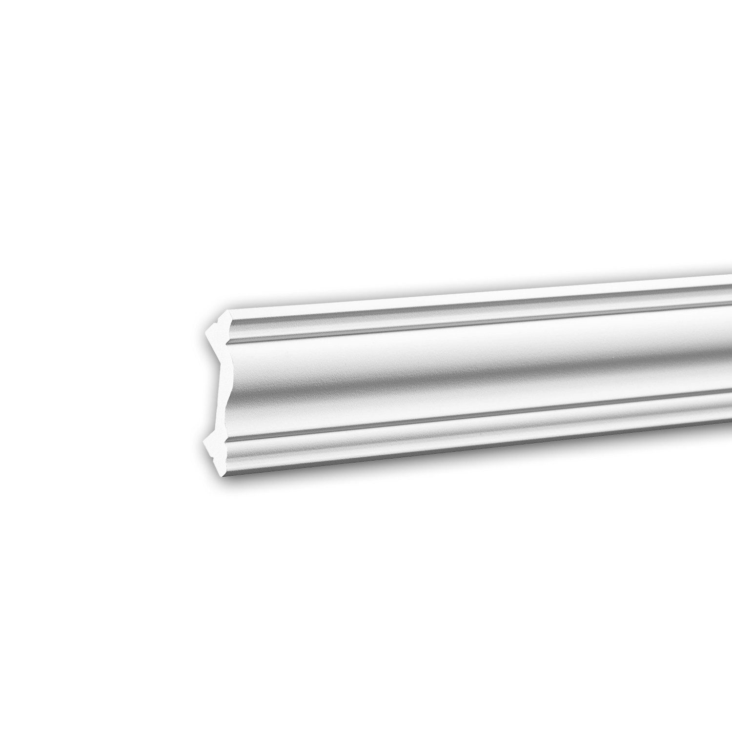 Profhome Eckprofil 650299 Eckleiste Stuckleiste Deckenleiste Zierleiste stoßfest 2 m (Profilleiste, 1-St., Stuckleiste, Eckleiste, Deckenleiste, Zierleiste, 2 m), Profilleiste