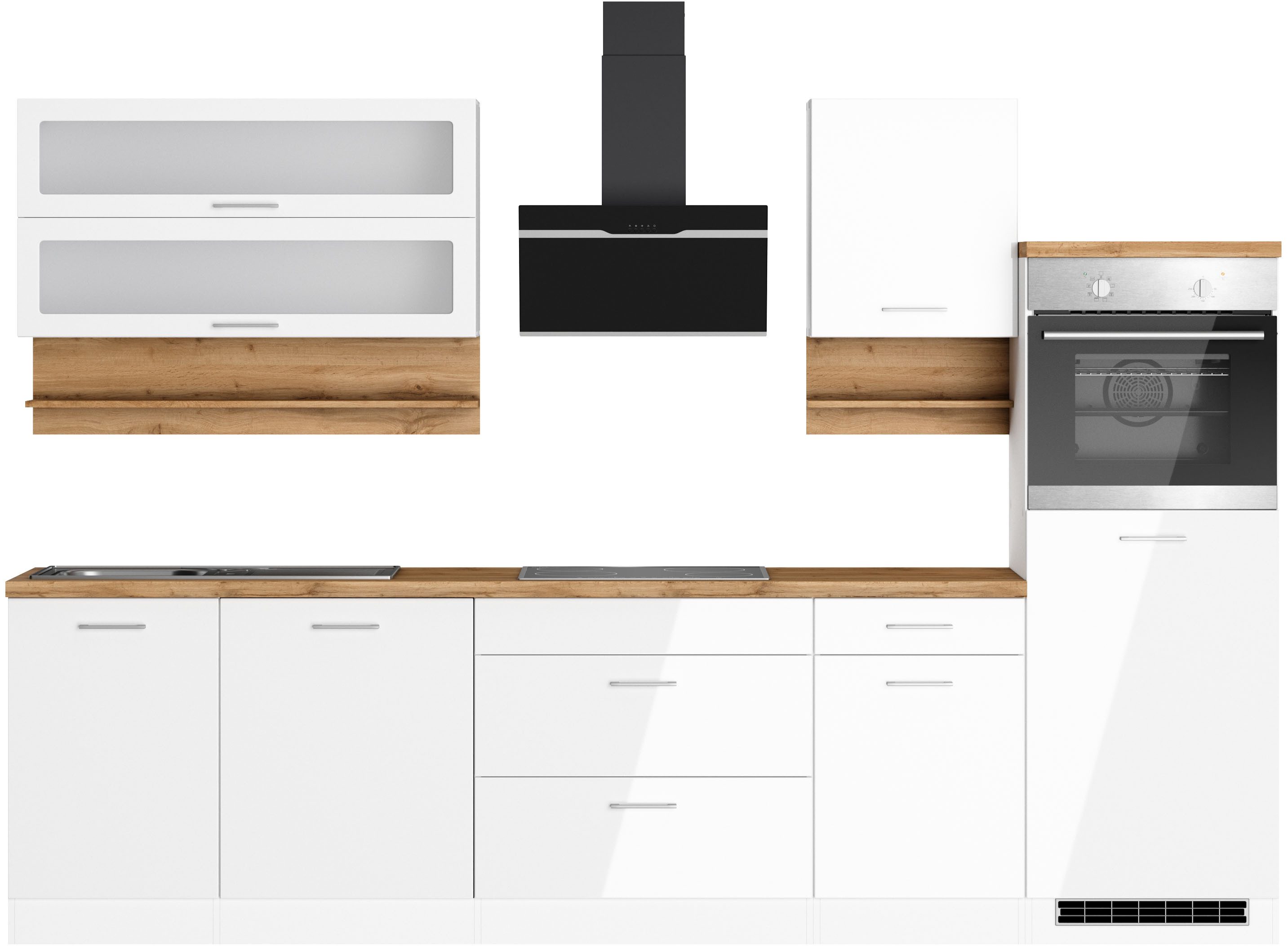 KOCHSTATION Küchenzeile KS-Milan, 300 cm breit, günstig online kaufen
