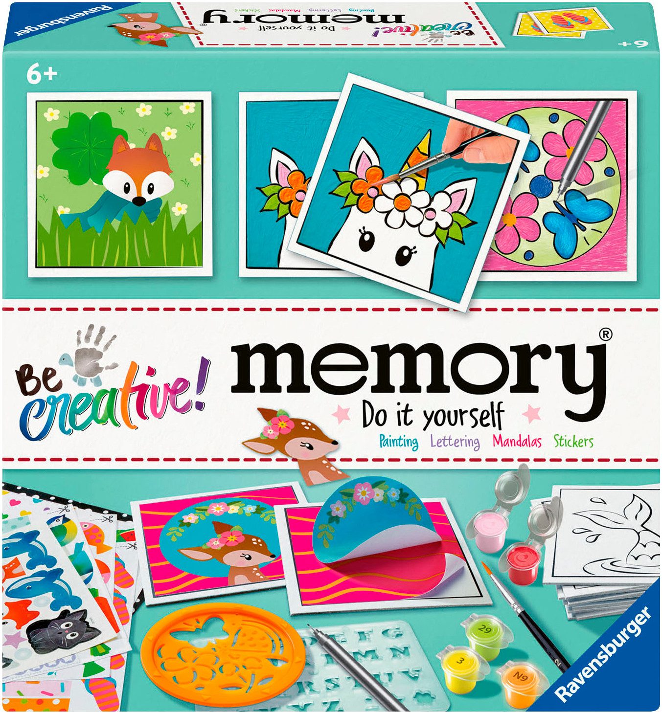 Ravensburger Kreativset BeCreative Midi, memory® Bastelset DIY, Made in Europe