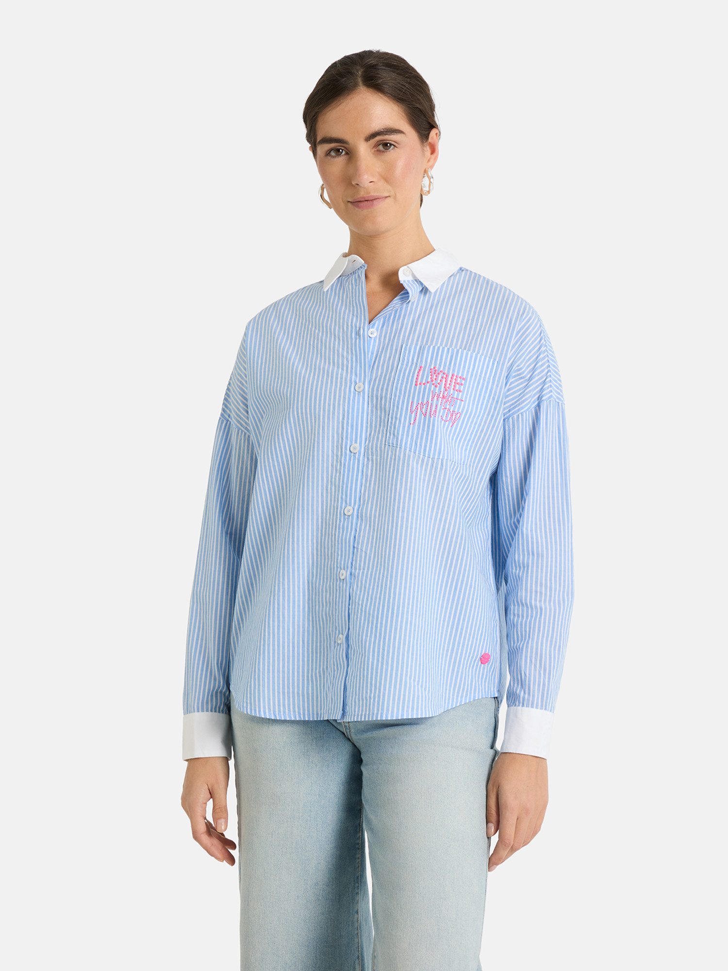 Lieblingsstück Klassische Bluse RozeriL aus 100% Baumwolle