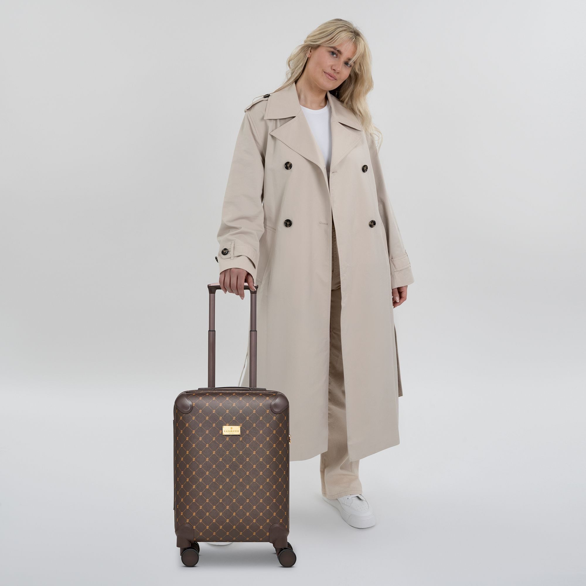 Lazarotti Handgepäck-Trolley Palermo, 4 Rollen, Polypropylen, PVC