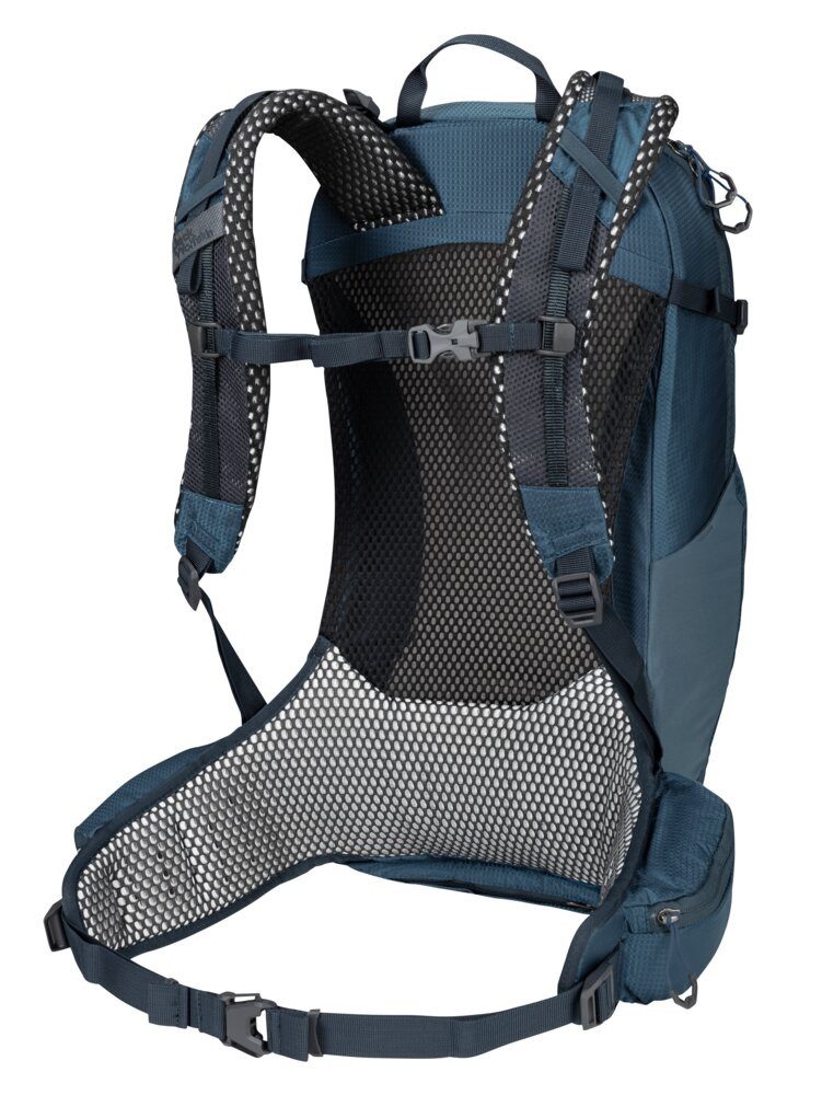 Jack Wolfskin Wanderrucksack Crosstrail (für Tagestouren) dunkelblau 24 Liter