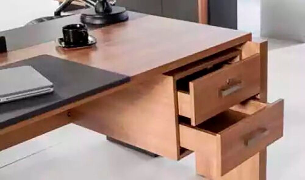 JVmoebel Schreibtisch Schreibtisch Set Aktenschrank Schrank Schreibtisch/Aktenschrank/Couchtisch) Büroeinrichtung mit Couchtisch (3-St