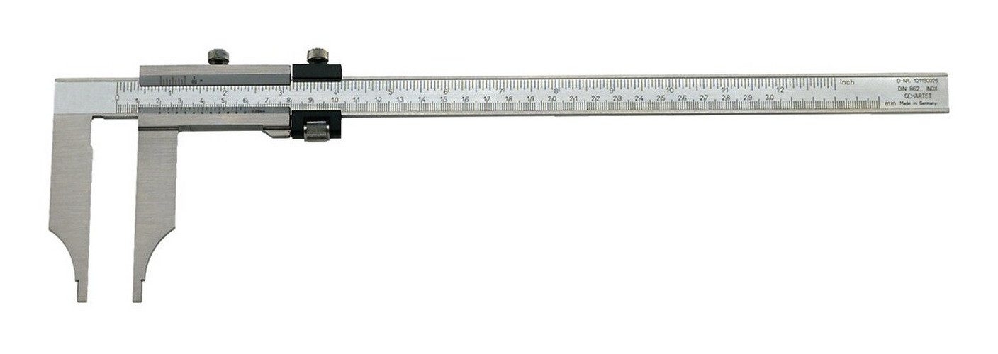 forum® Messschieber, Werkstatt ohne Spitze 1000 x 300 mm mit Feineinstellung