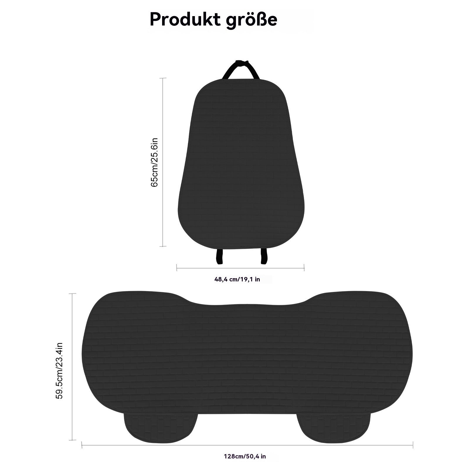 Hikity Sitzkissen 3-teiliges Autositzkissen, Universal Rutschfest bequem Si günstig online kaufen