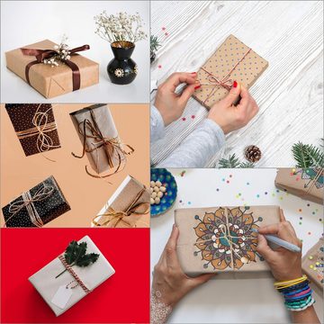 Kurtzy Geschenkbox 20 Weiße Geschenkboxen - Rechteckige Kraftpapierboxen (19x11x4,5cm), Weiße Geschenkboxen (20 Stk) - Rechteckige Kraftpapierboxen