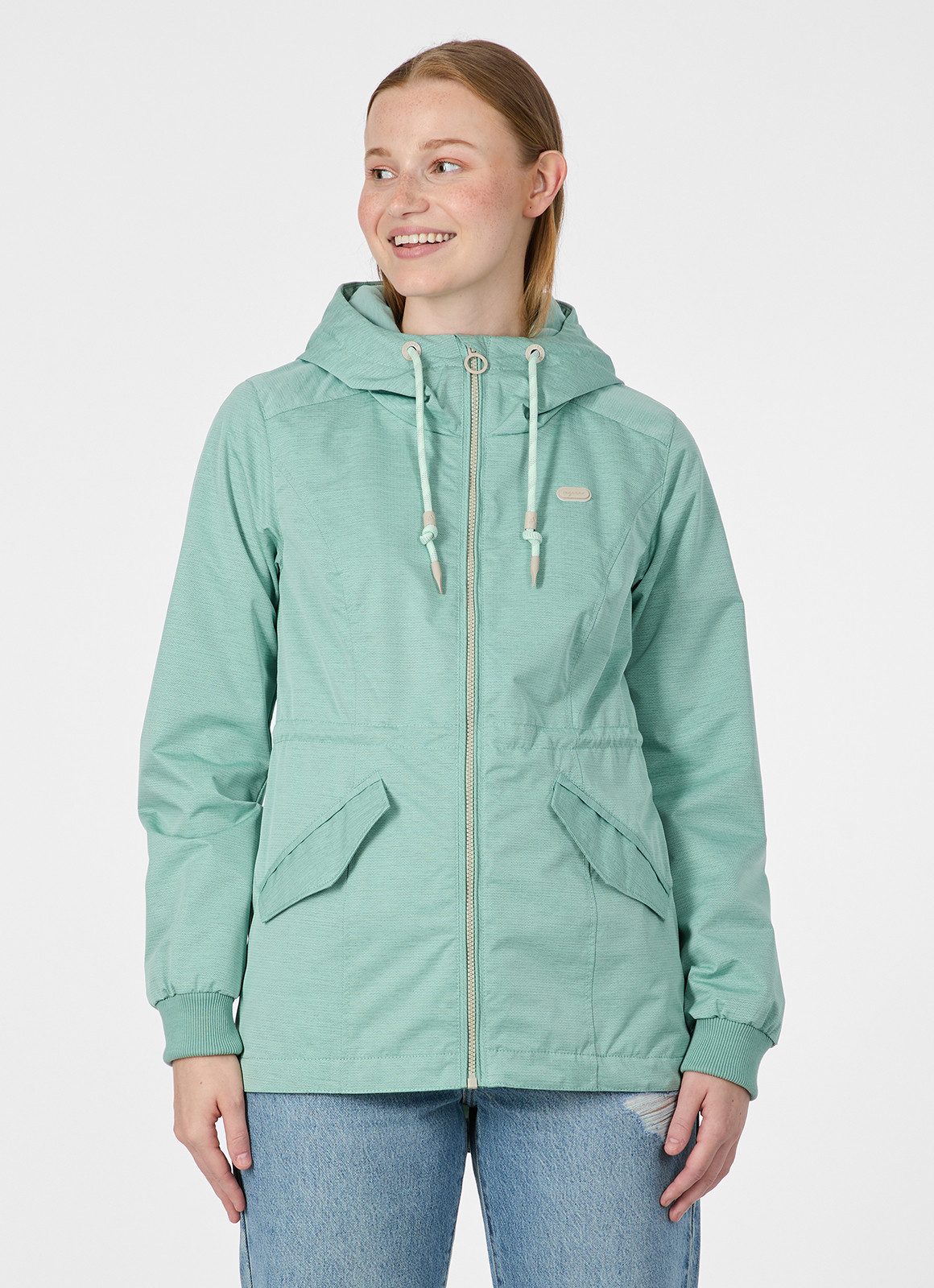 Ragwear Parka DOWEY Wasserabweisend mit Taillenkordel und Pattentaschen