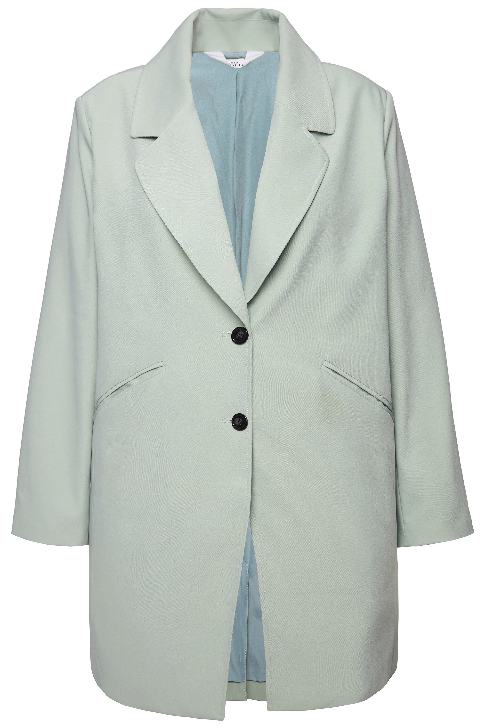 Studio Untold Blusenblazer Longblazer Oversize Loose Shape feine Struktur günstig online kaufen