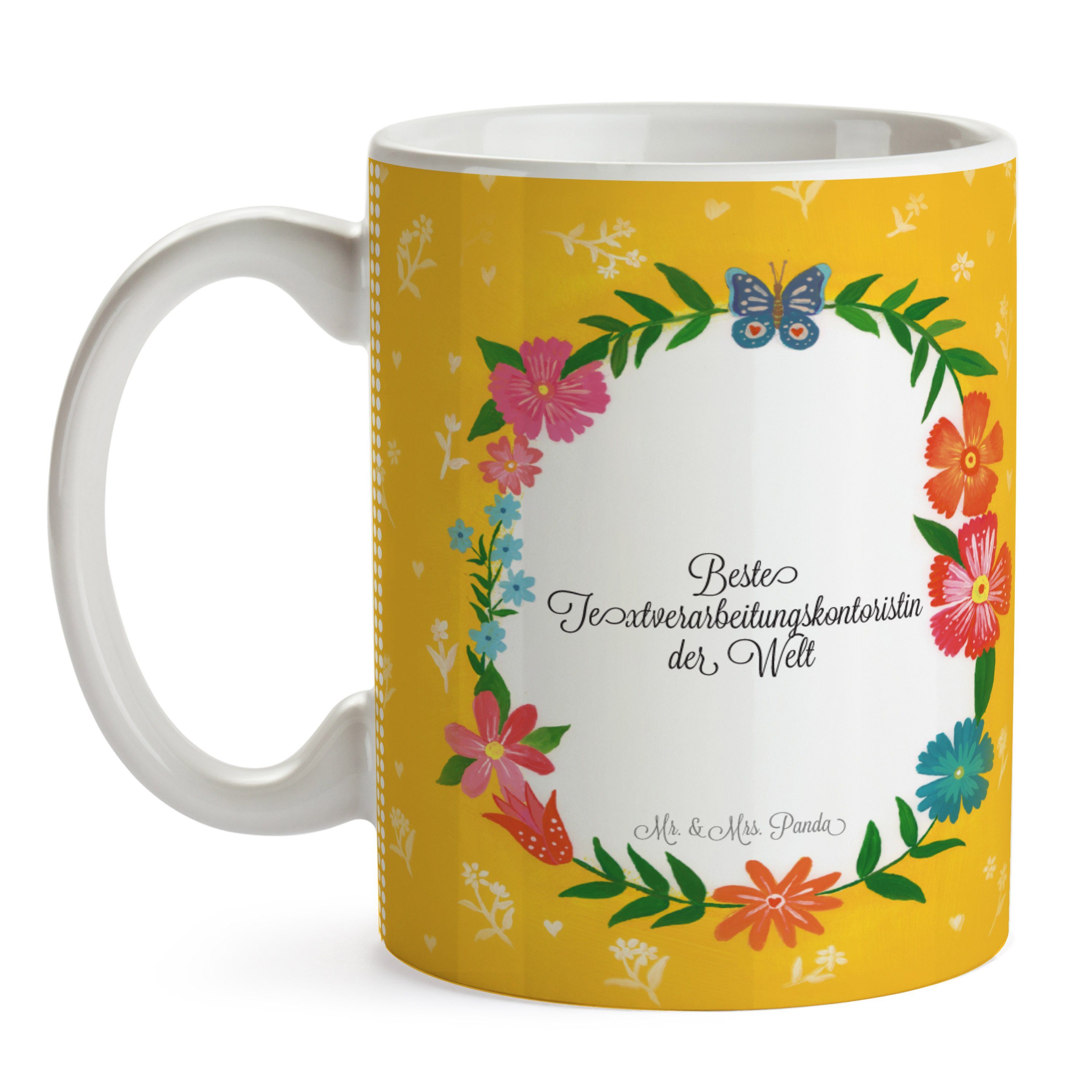 - Textverarbeitungskontoristin Panda Abschluss, & Tasse Rente, Keramik Tasse, Mr. Ber, Mrs. Geschenk,