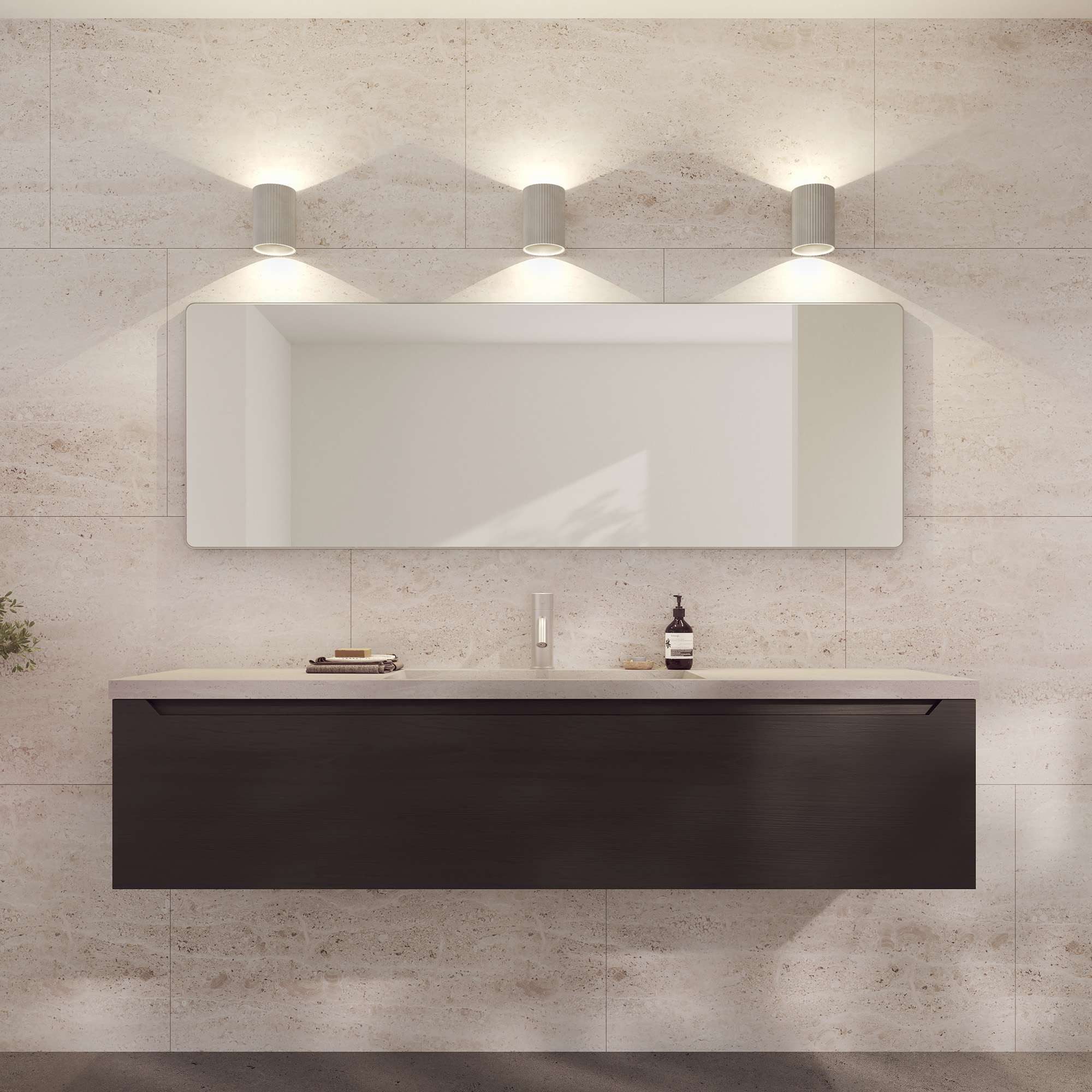 Loevschall Wandleuchte Sekvens, Modern Wandlampe, Auf-/Ablicht, günstig online kaufen