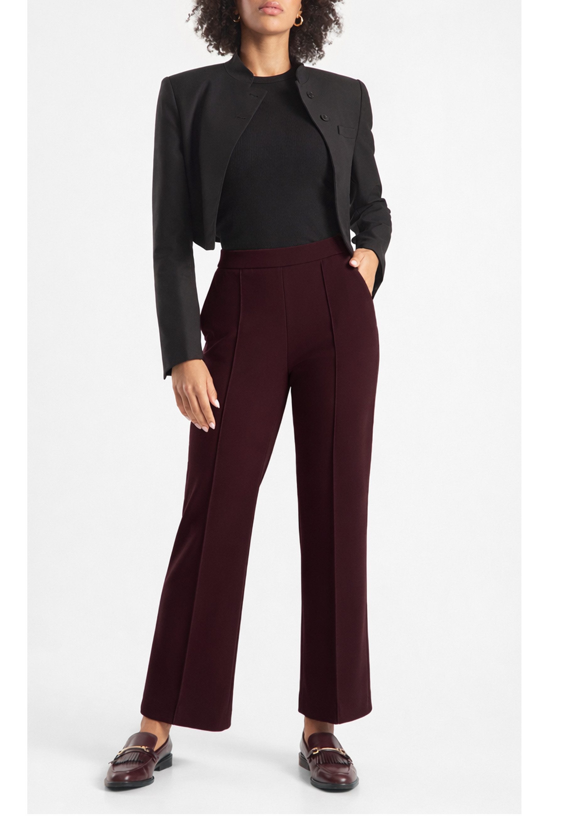 Raffaello Rossi Schlupfhose Raffaello Rossi Damen Hose Renee - barolo (1-tlg)