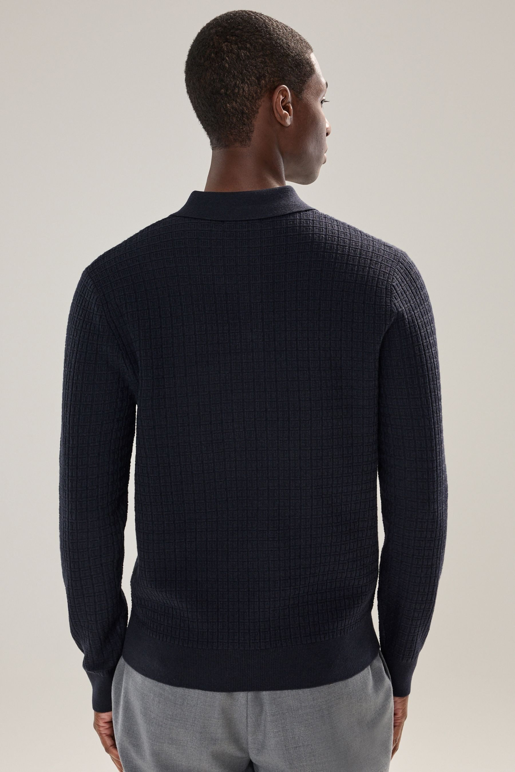 Next Langarm-Poloshirt Regular Fit Essential Poloshirt günstig online kaufen