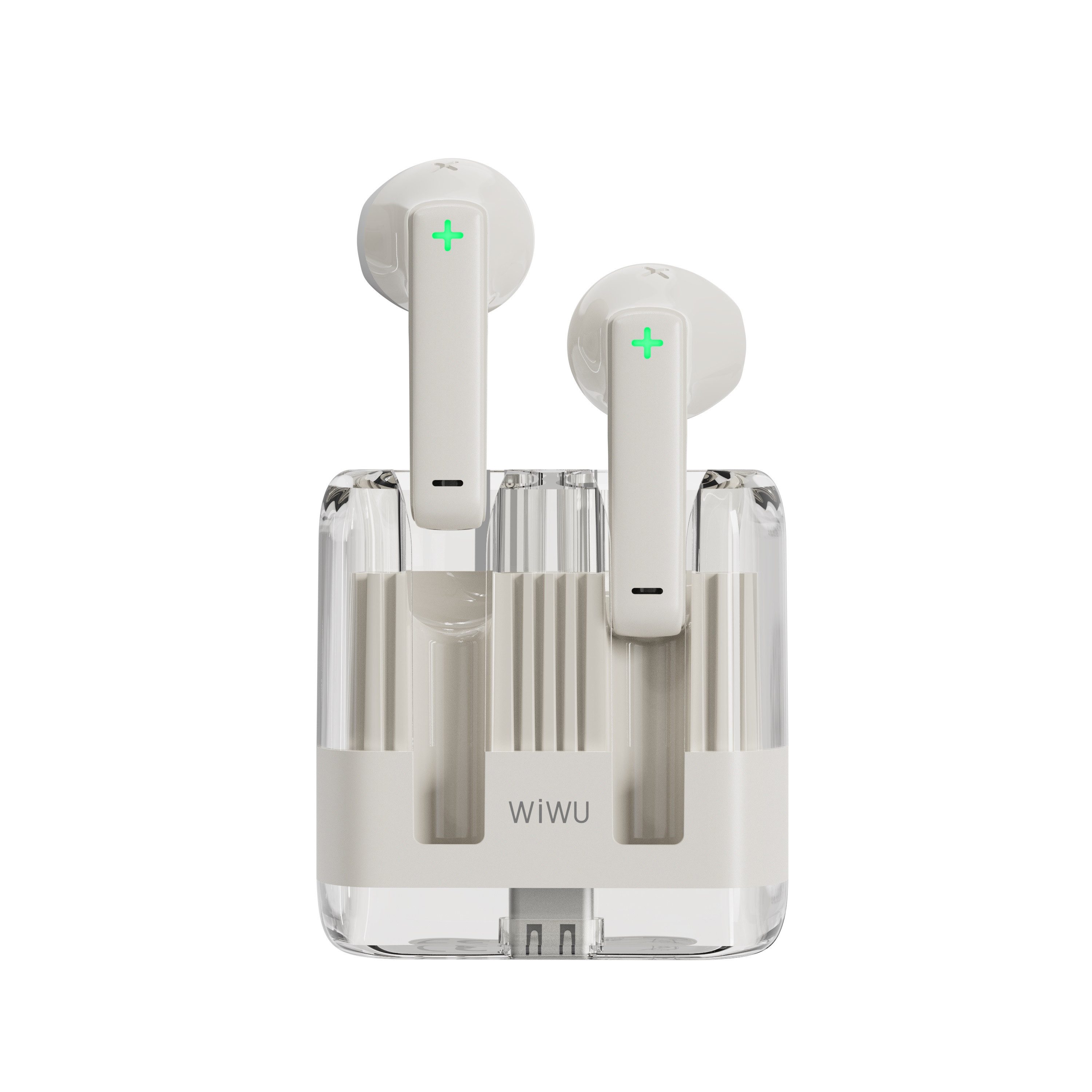 Wiwu Bluetooth Ohrhörer T21 TWS - In-Ear-Kopfhörer Transparent Stylische Bluetooth-Kopfhörer