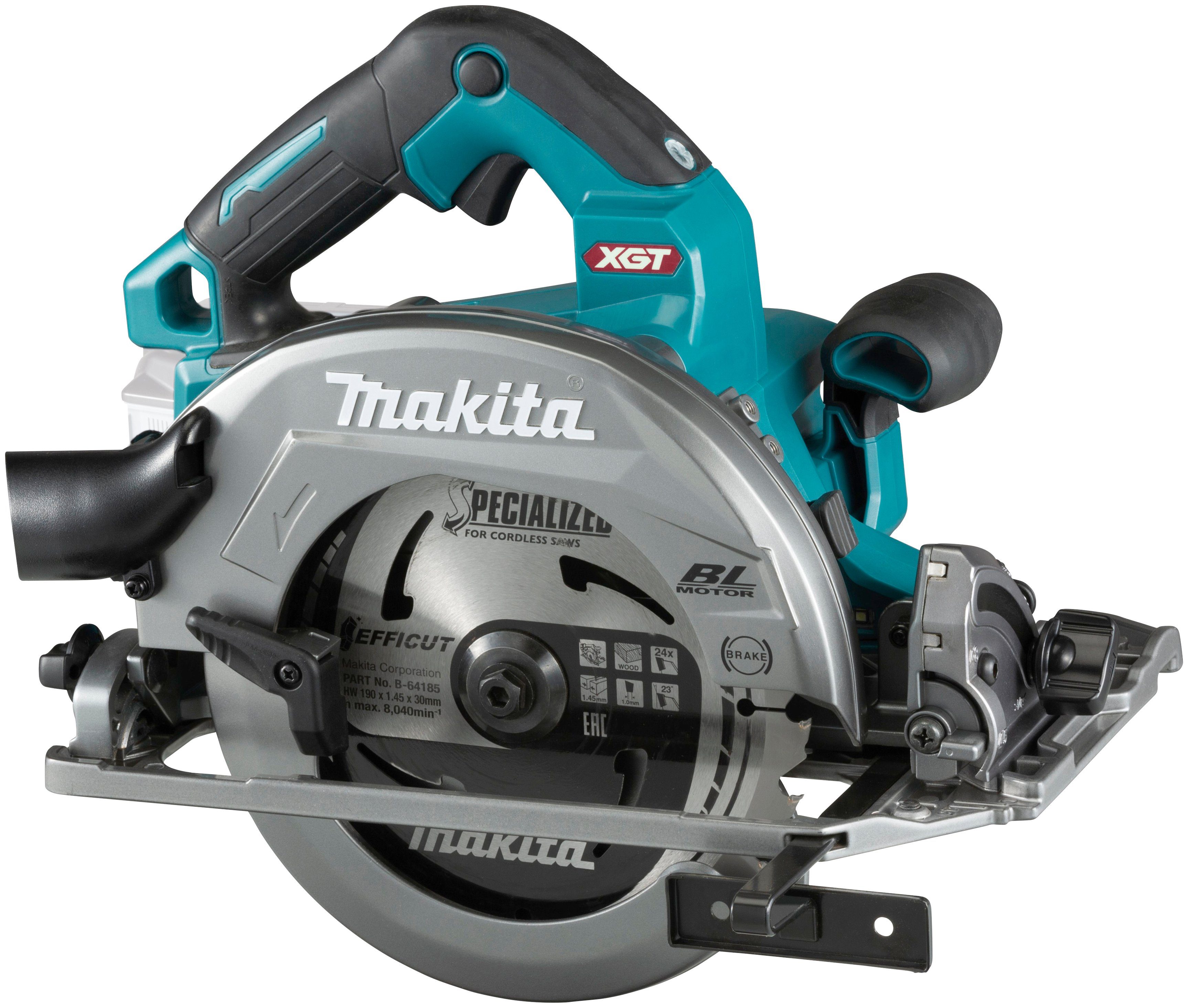 Makita Akku-Handkreissäge HS004GZ01, XGT, 40V max., 62,5 mm, 6.000 min-1, ohne Akku und Ladegerät